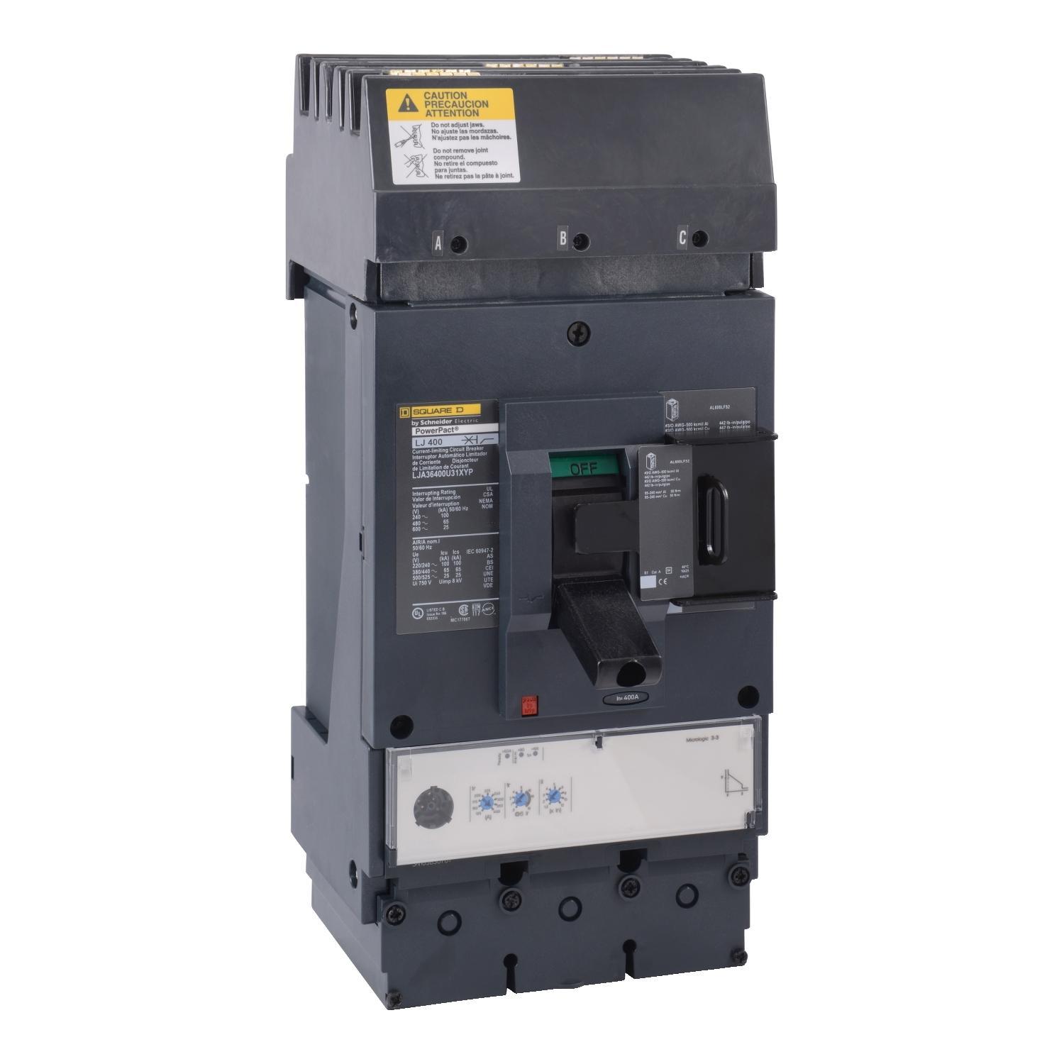 Square D™ LJA36600U31XYP Molded Case Circuit Breakers