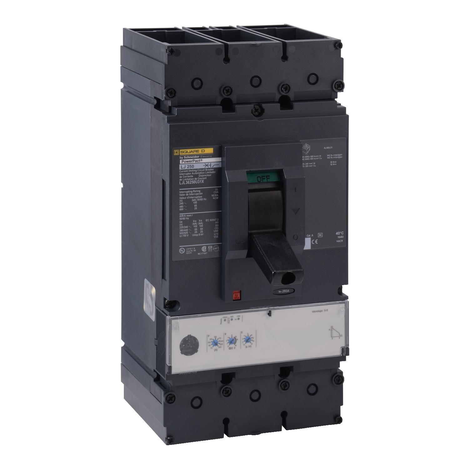 Square D™ LLL36250U31X Molded Case Circuit Breakers