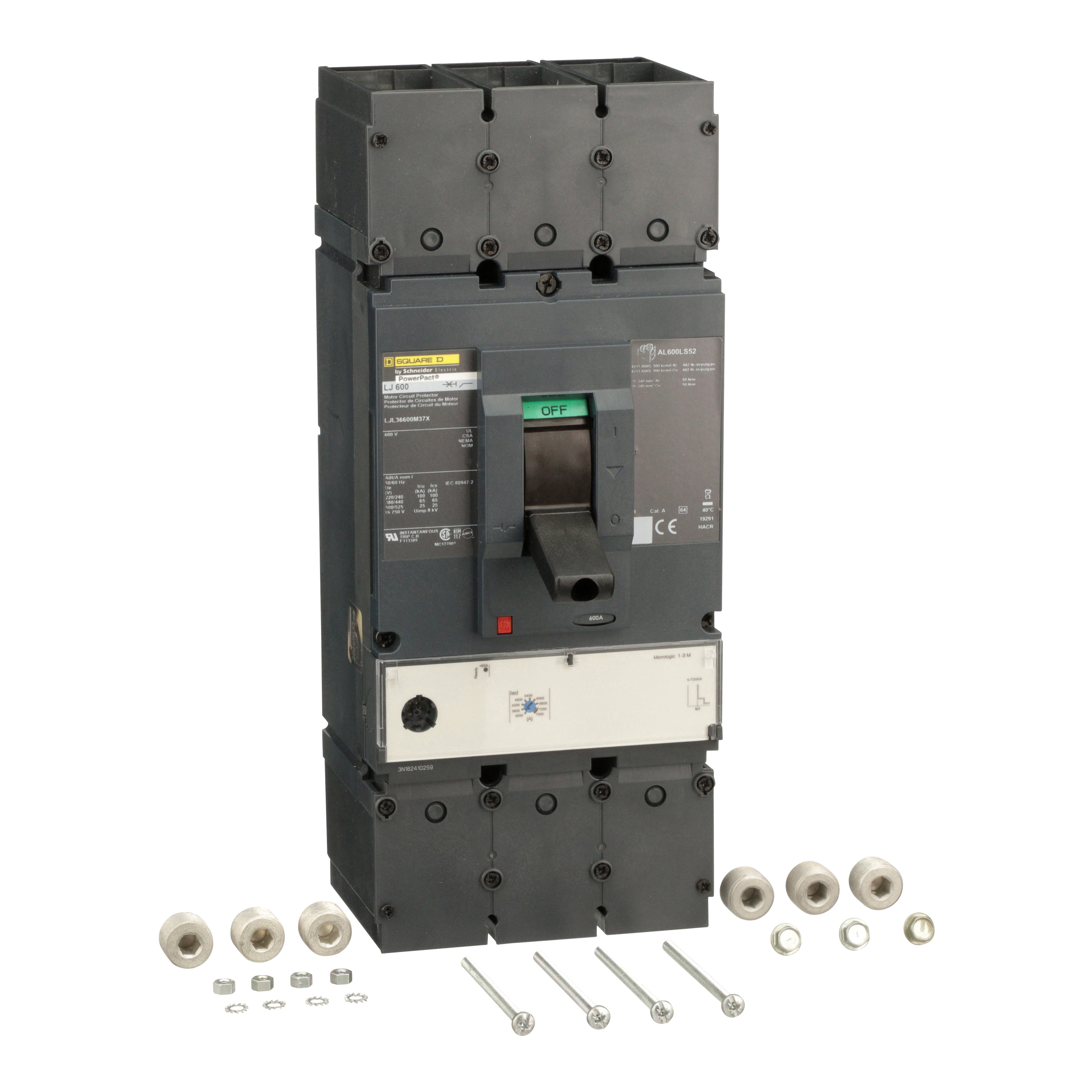 Square D™ LJL36600M37X Motor Circuit Protectors