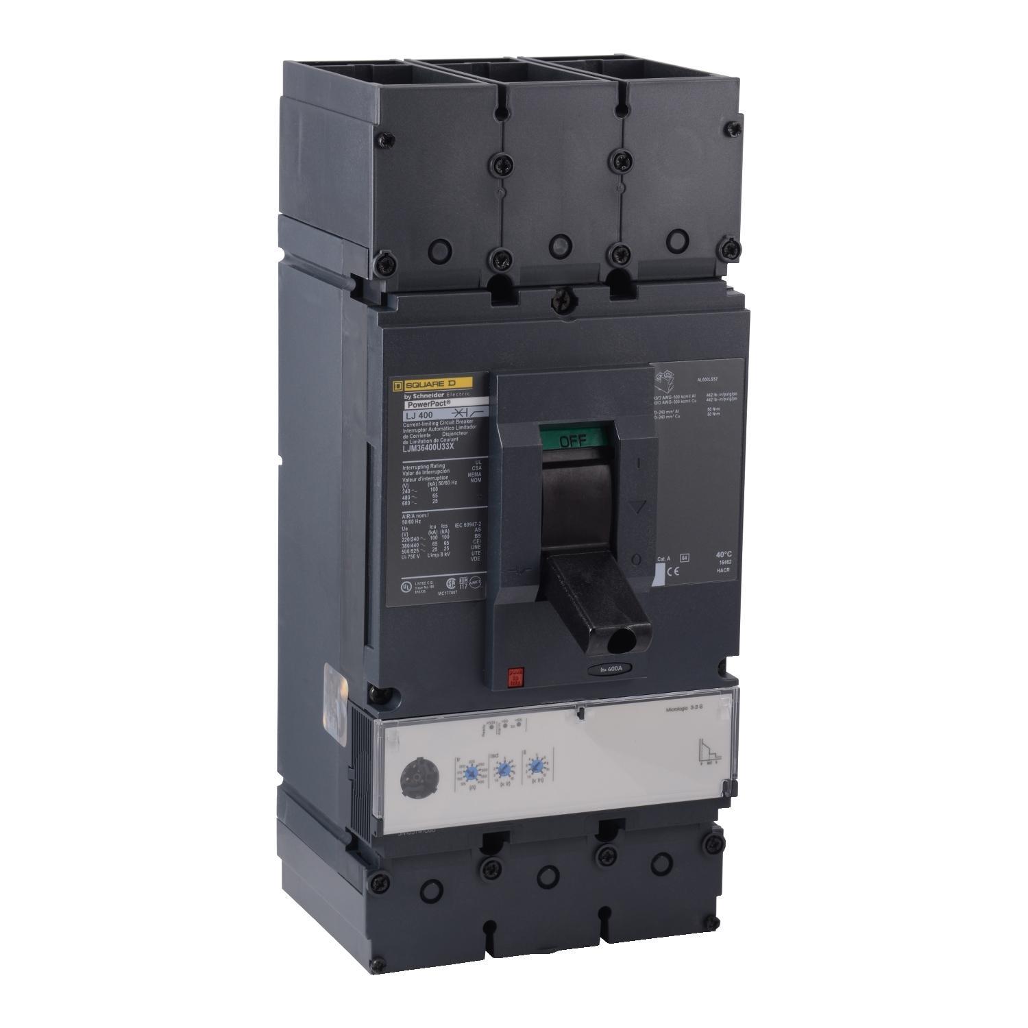 Square D™ LJM36400U33X Molded Case Circuit Breakers
