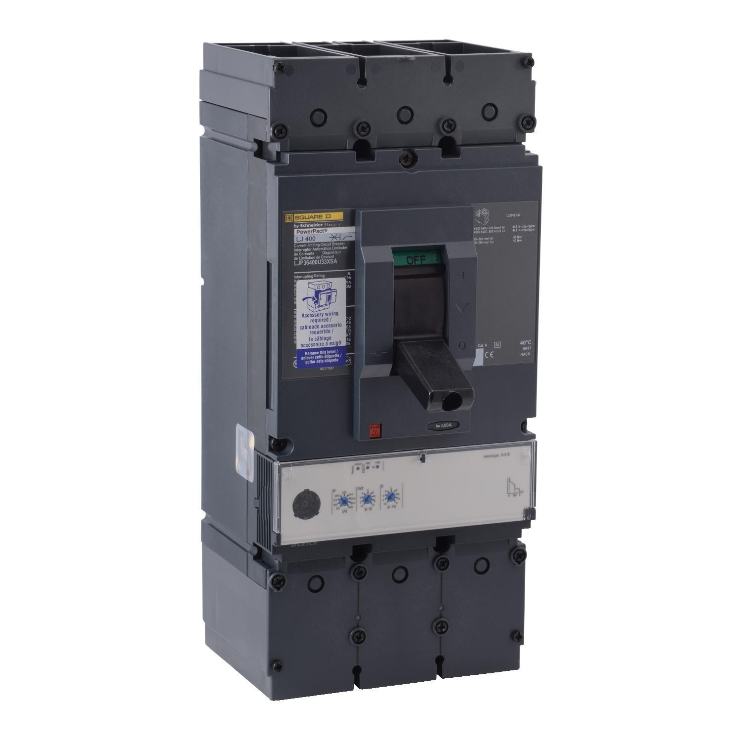 Square D™ LJP36400U33X Molded Case Circuit Breakers
