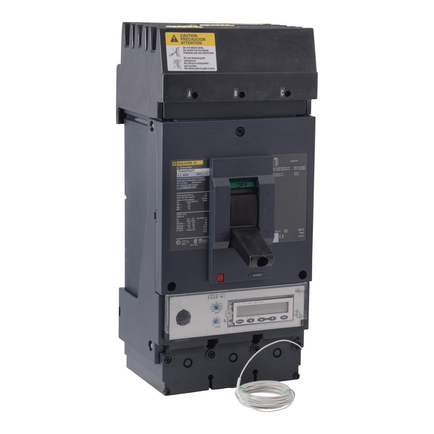 Square D™ LLA36600U53X Molded Case Circuit Breakers
