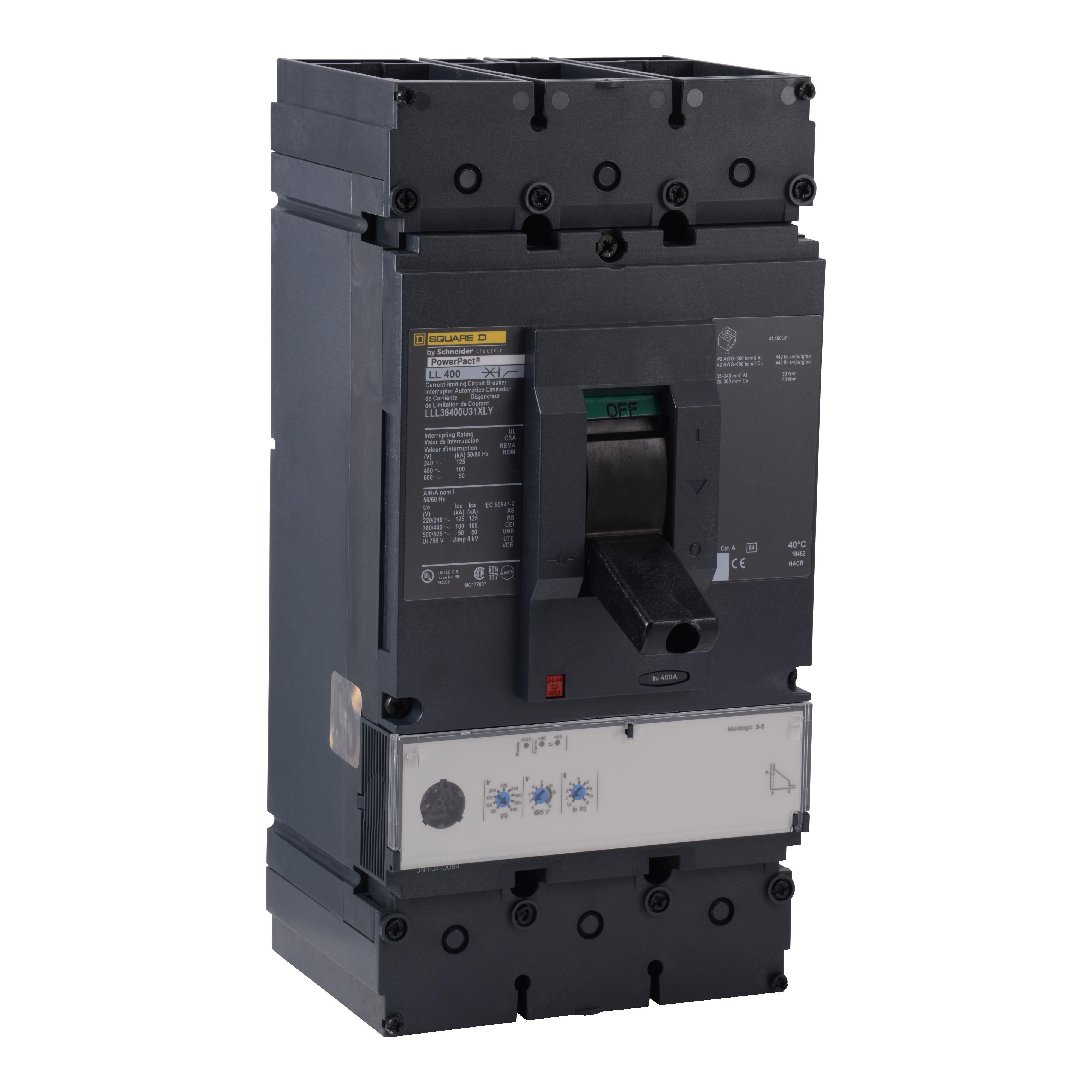 Square D™ LLL36400U31X Molded Case Circuit Breakers