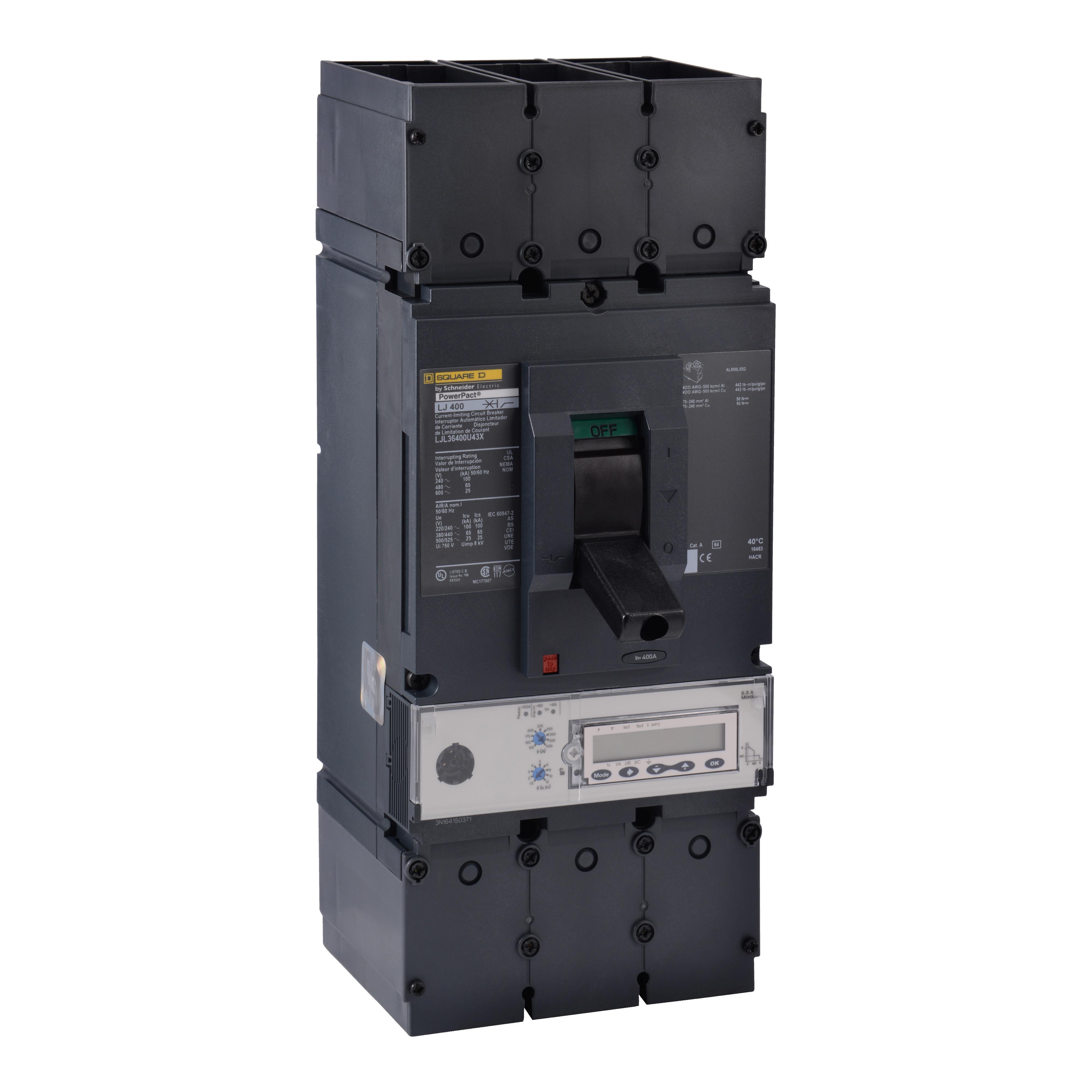 Square D™ LLL36400U43X Molded Case Circuit Breakers