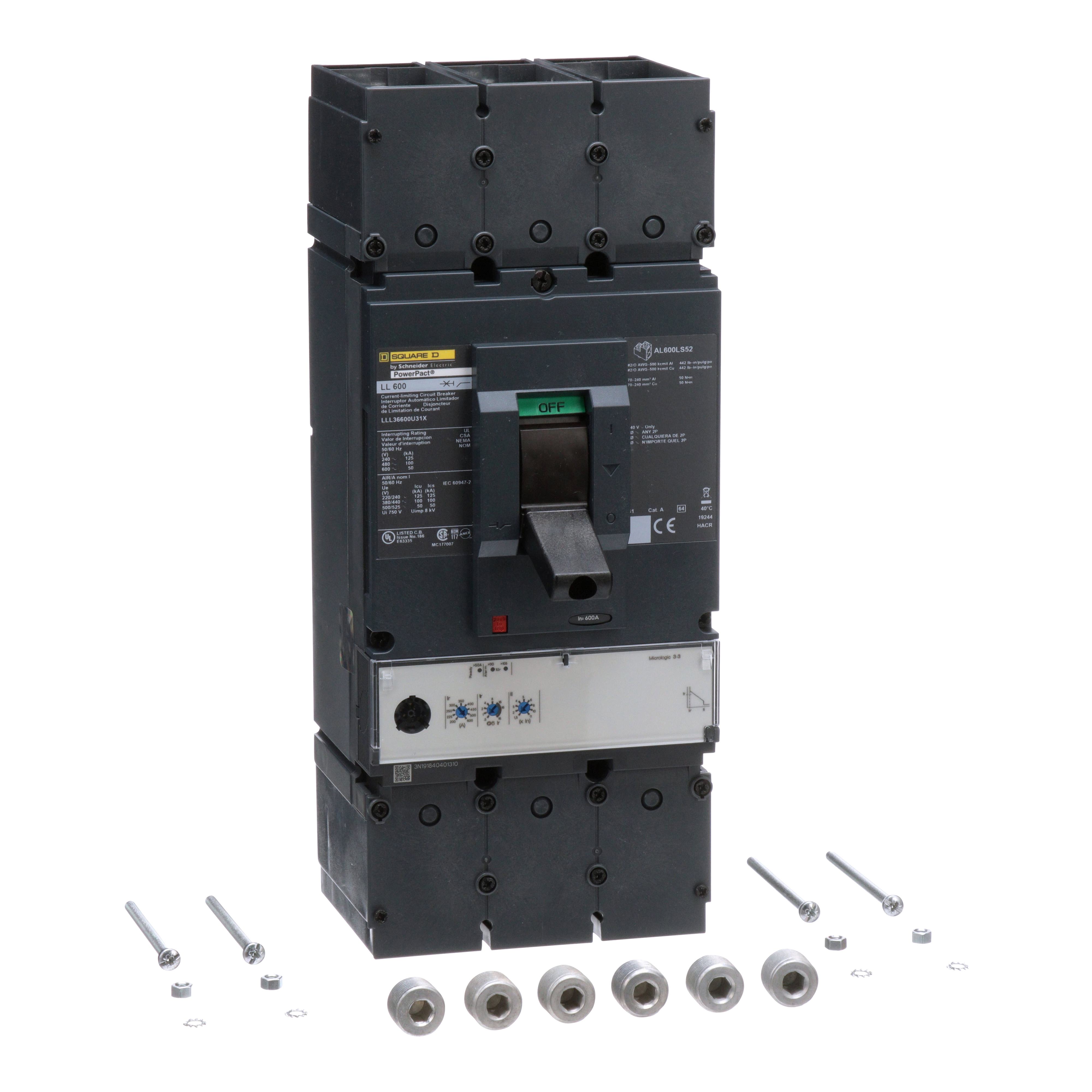 Square D™ LLL36600U31X Molded Case Circuit Breakers