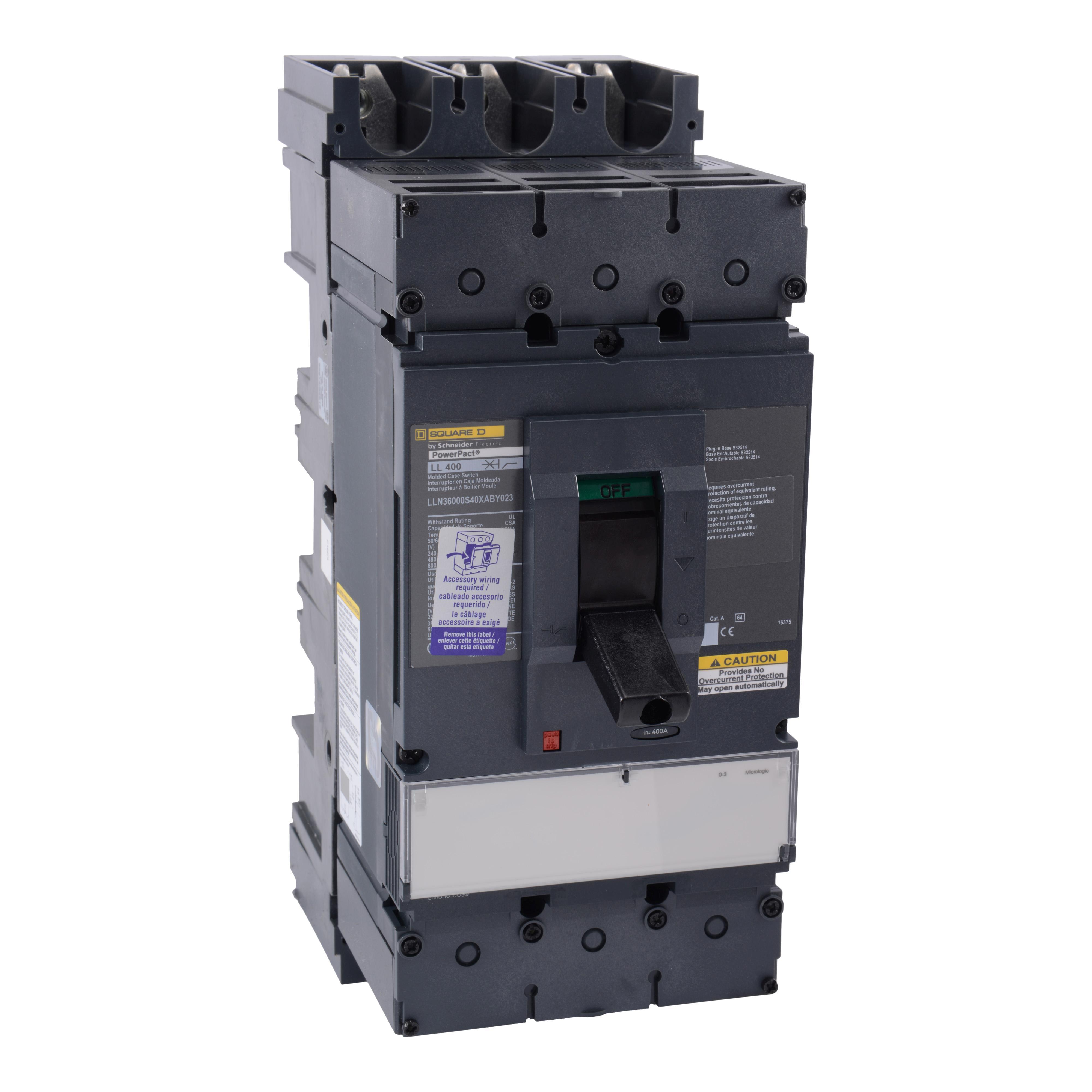 Square D™ LLN36000S40XABY023 Molded Case Circuit Breakers