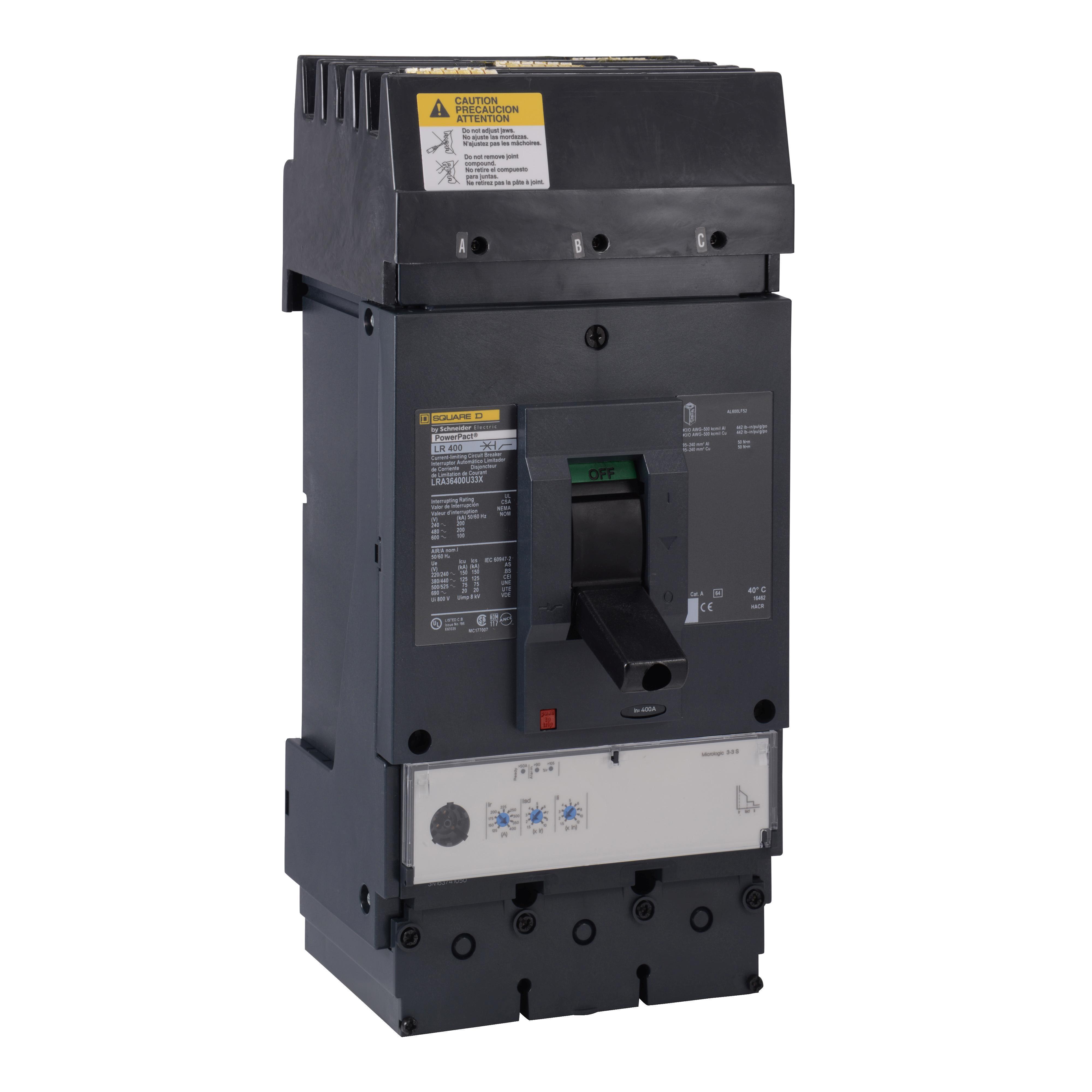 Square D™ LRA36600U33X Molded Case Circuit Breakers