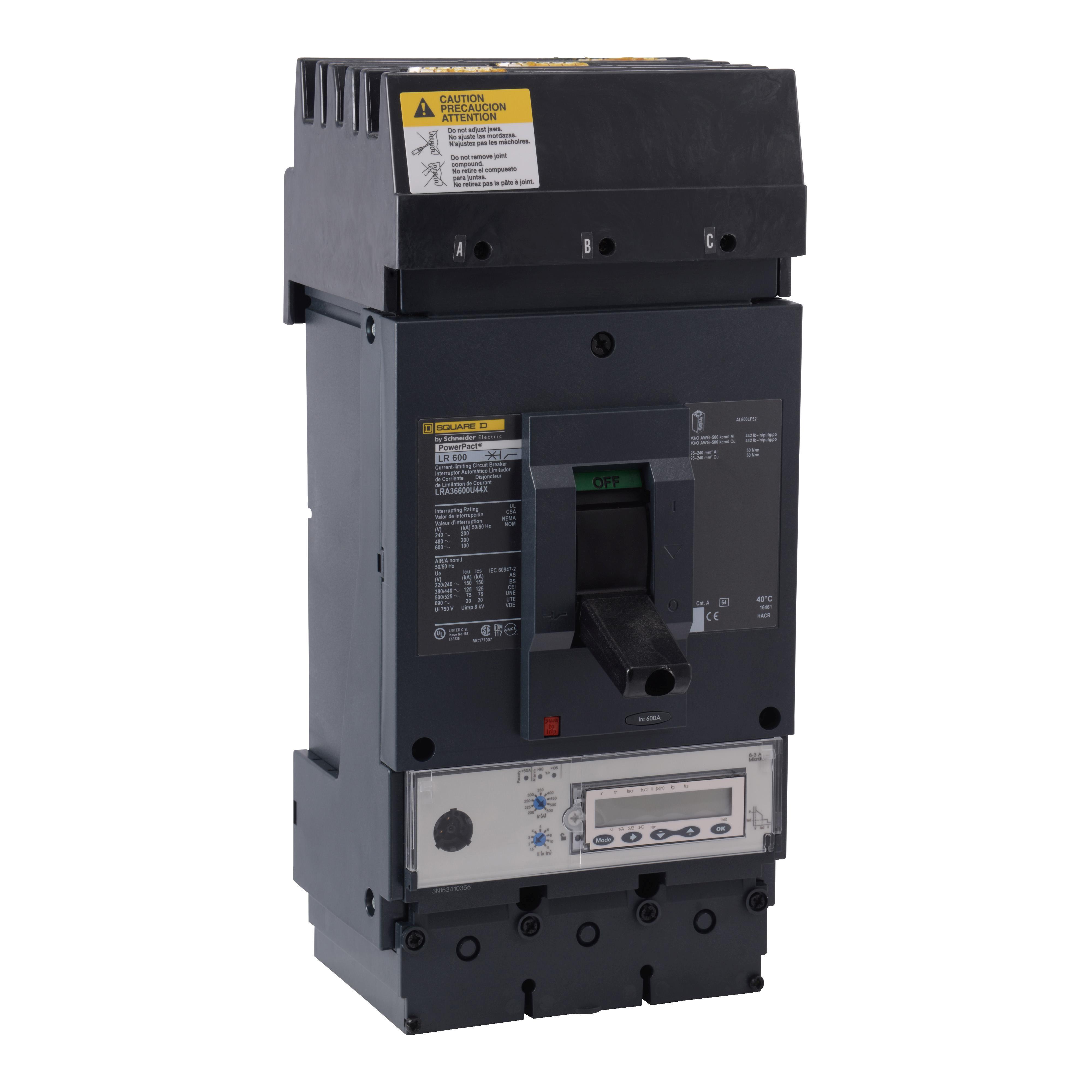 Square D™ LLA36600U44X Molded Case Circuit Breakers