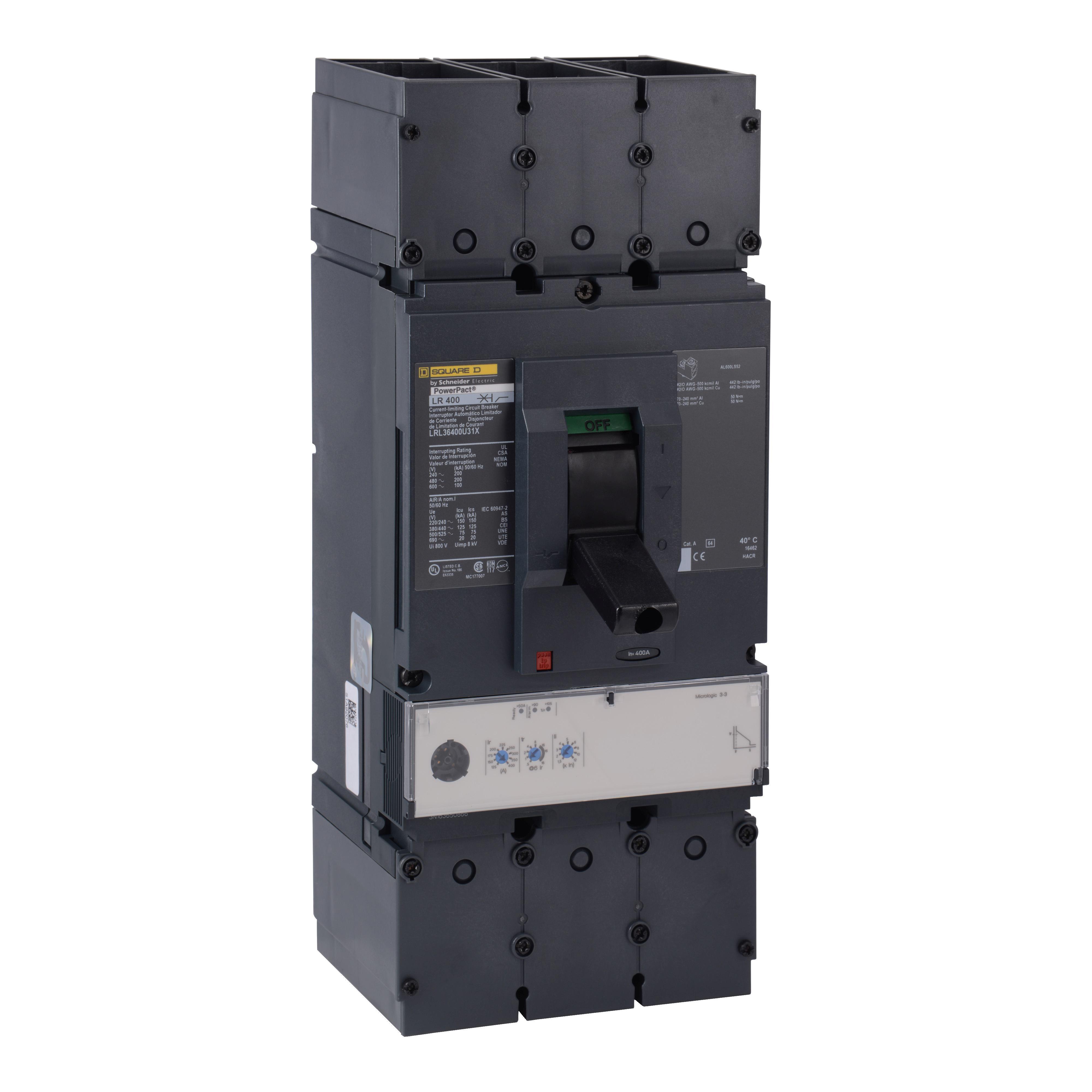 Square D™ LRL36400CU31X Molded Case Circuit Breakers