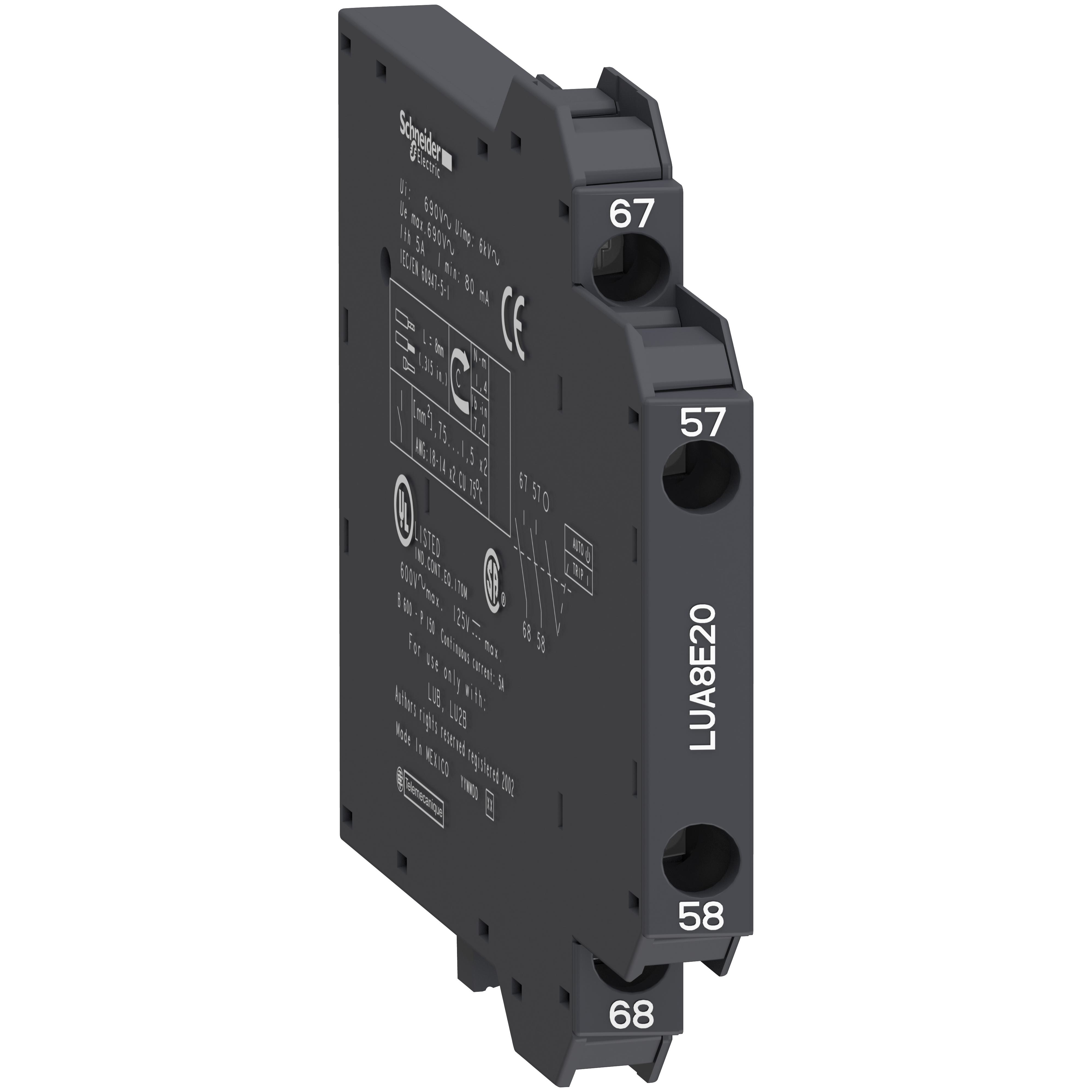 Square D™ LUA8E20 Auxiliary Contacts
