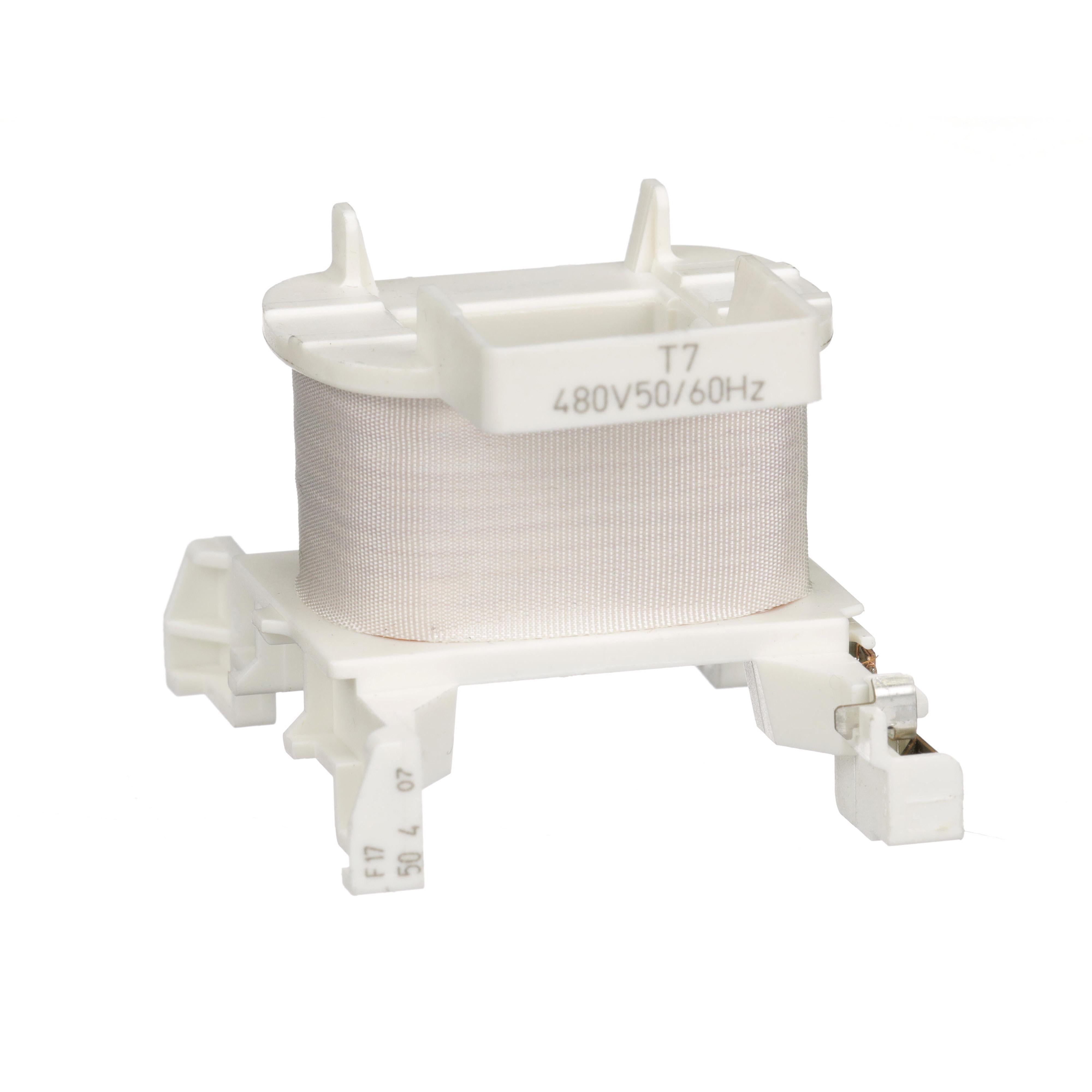 Square D™ TeSys™ LXD1T7 Internal Mount Replacement Starter Coil, 480 V AC, 50/60 Hz, For Use With LC1D09-D38, LC1DT20-DT40 Contactor, CAD Relay and Starter