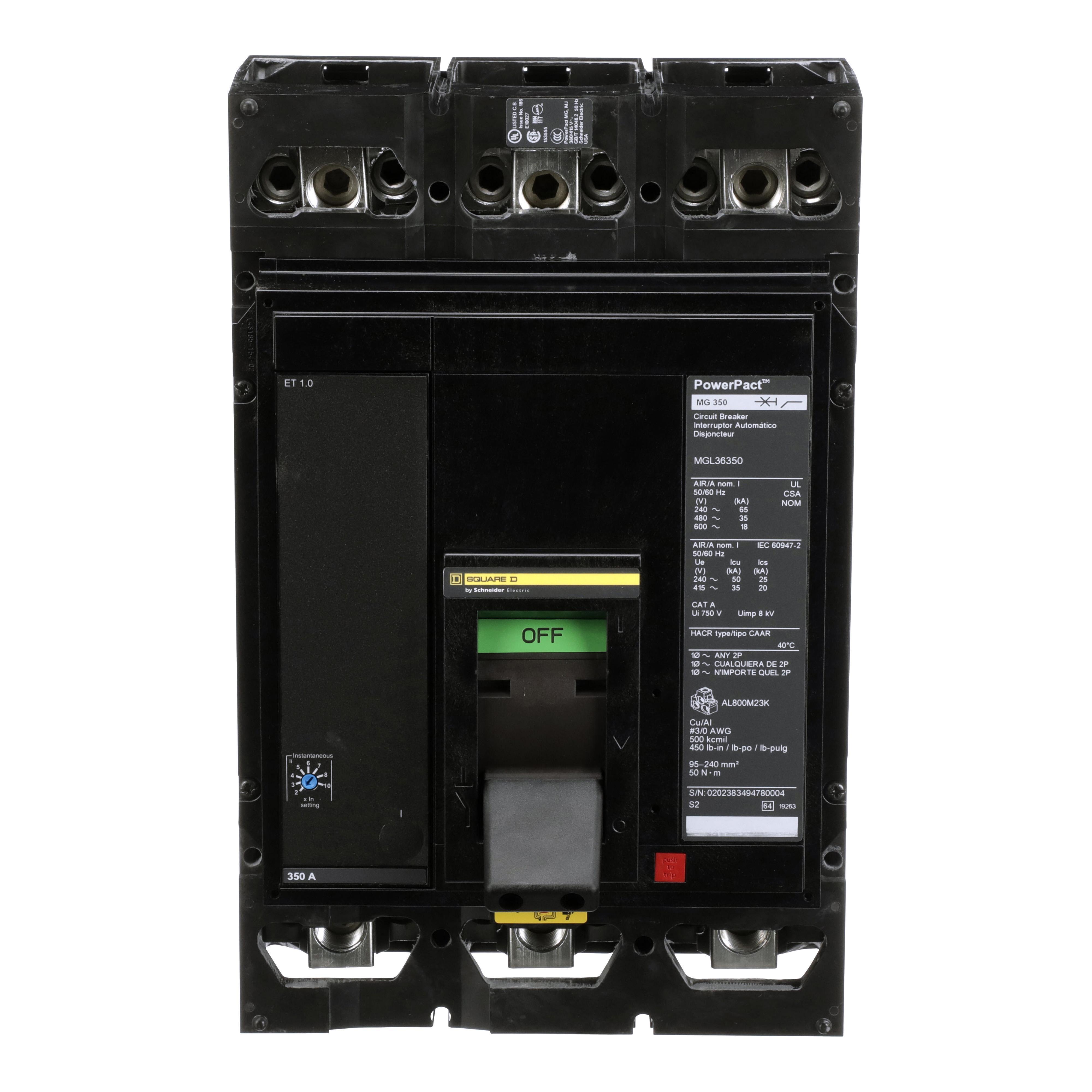 Square D™ MGL36350 Molded Case Circuit Breakers