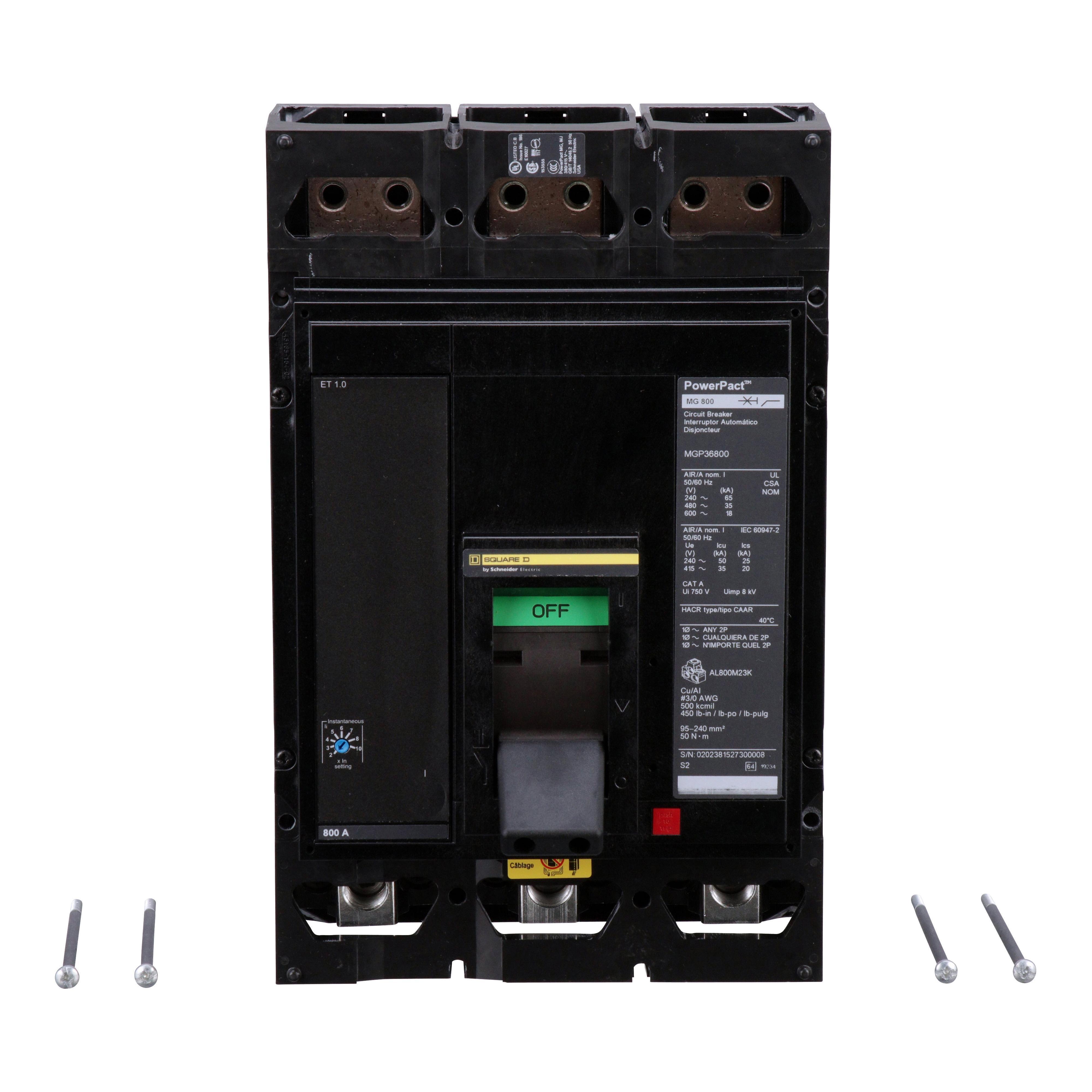 Square D™ MGL36450 Molded Case Circuit Breakers