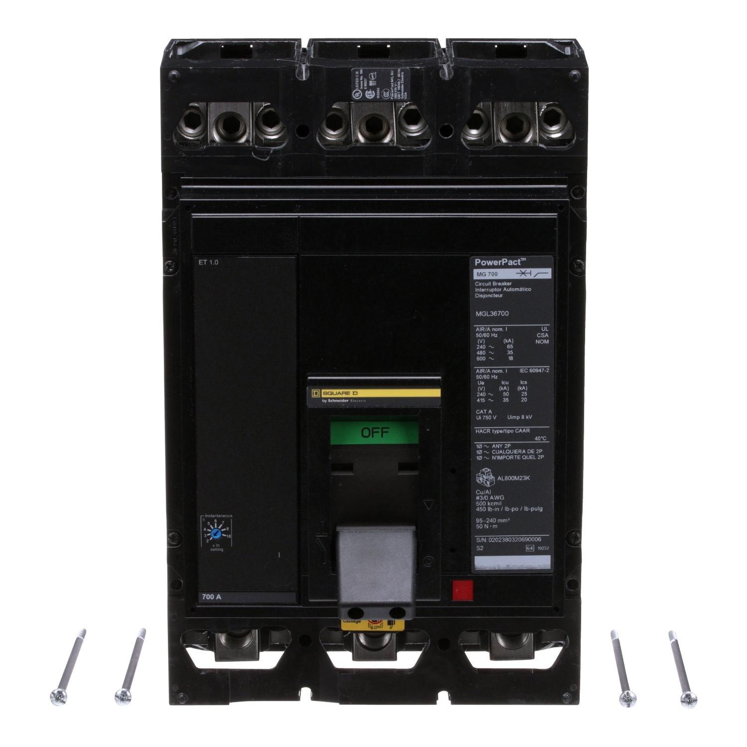 Square D™ MGL36700 Molded Case Circuit Breakers