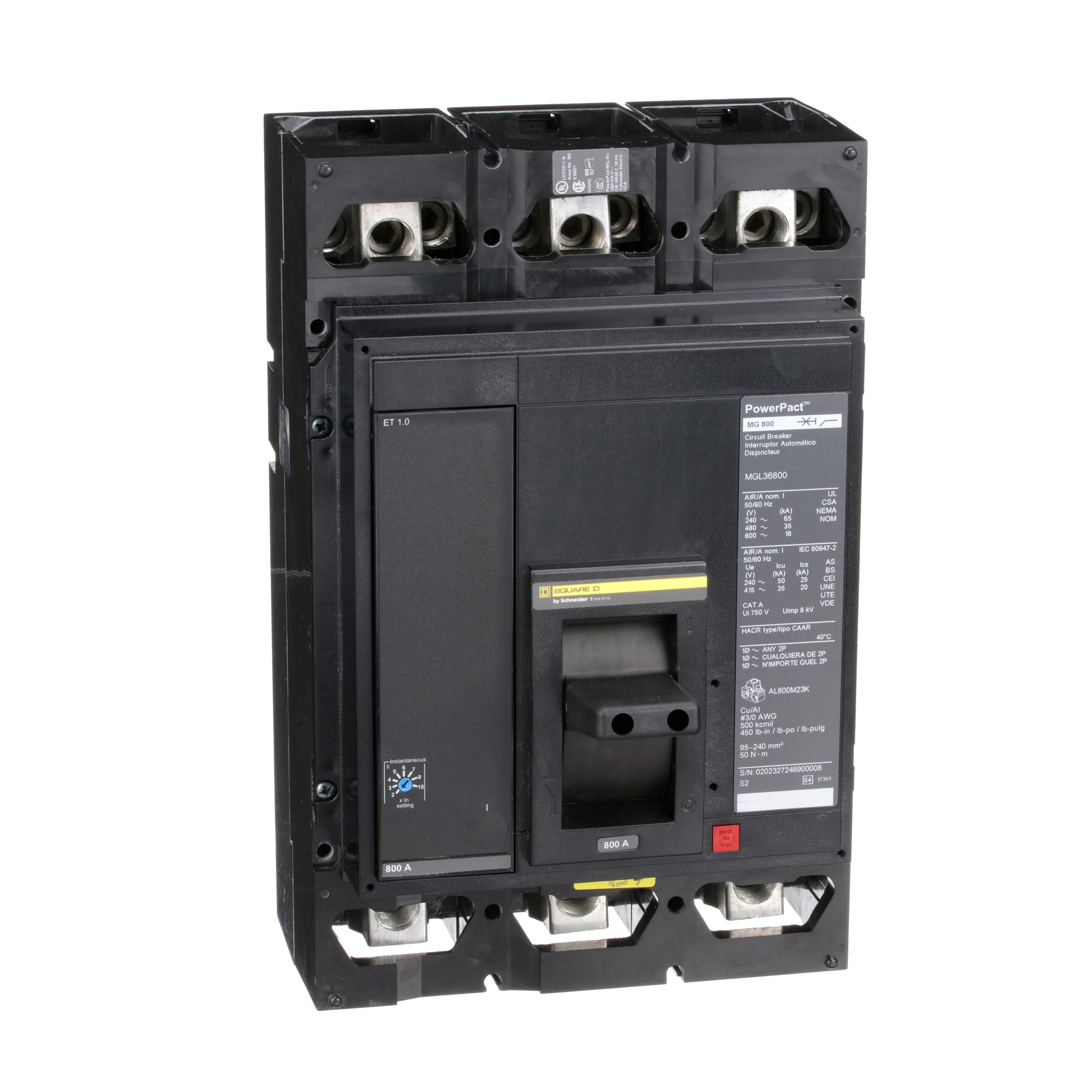 Square D™ MGL36800 Molded Case Circuit Breakers