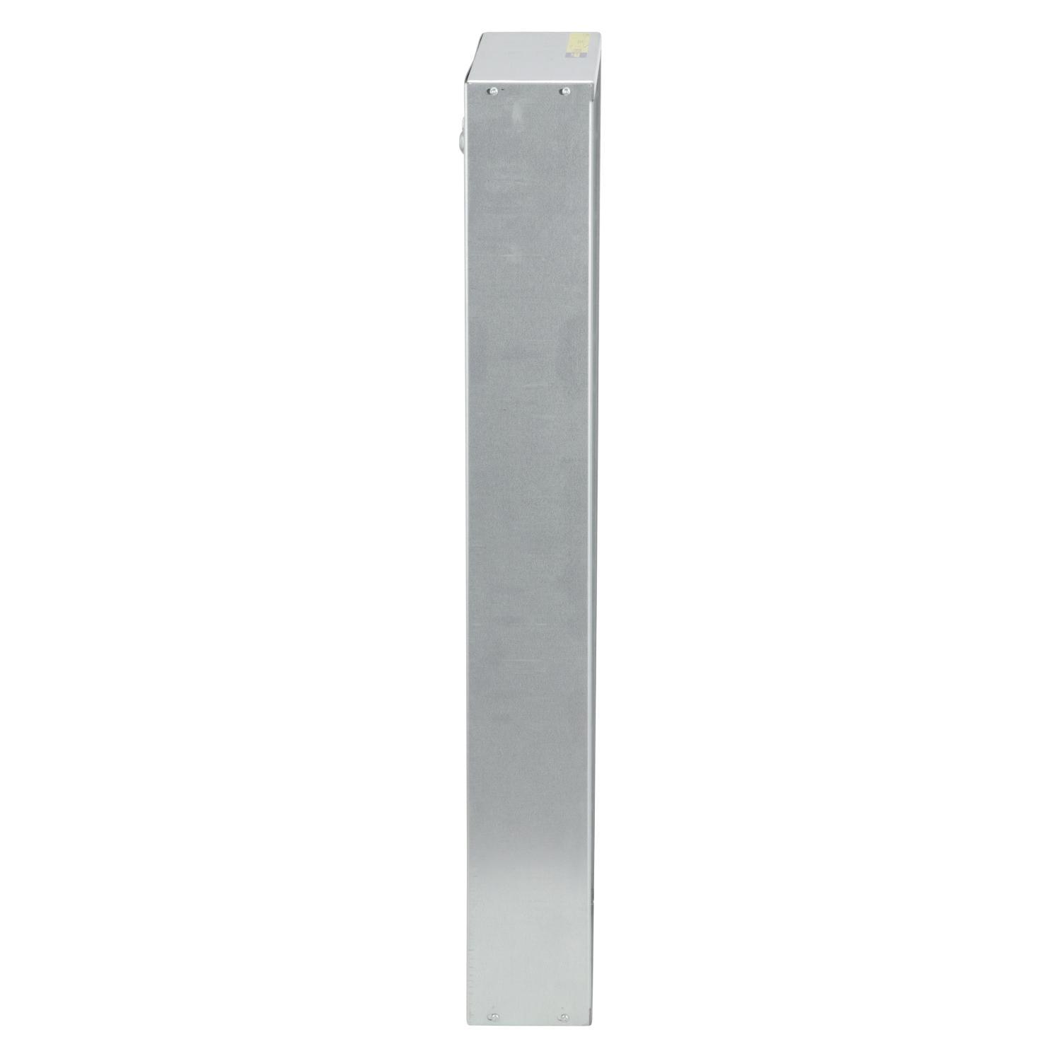 Square D™ MH44BE MH Series 30-Feeder 4/3-Wire 1/3-ph NQ+NF Blank End Wall Panelboard Enclosure Box, NEMA 1 NEMA Rating, 44 in L x 20 in W x 5-3/4 in D, Steel
