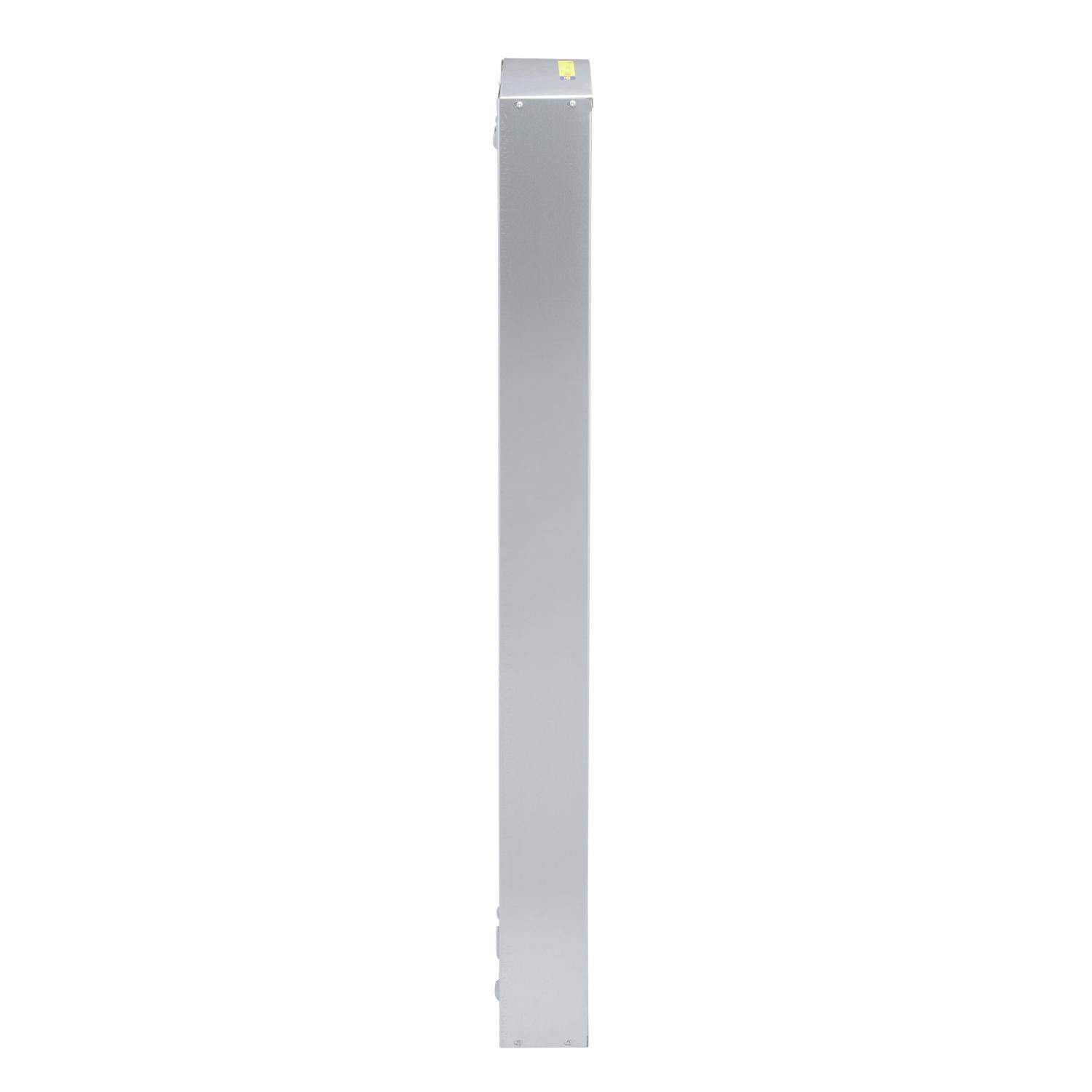 Square D™ MH62BE MH Series Blank End Wall Panelboard Enclosure Box, NEMA 1 NEMA Rating, 62 in L x 20 in W x 5-3/4 in D, Steel