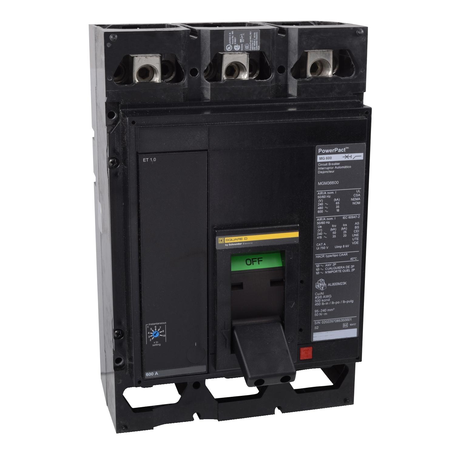 Square D™ MJM36400 Molded Case Circuit Breakers
