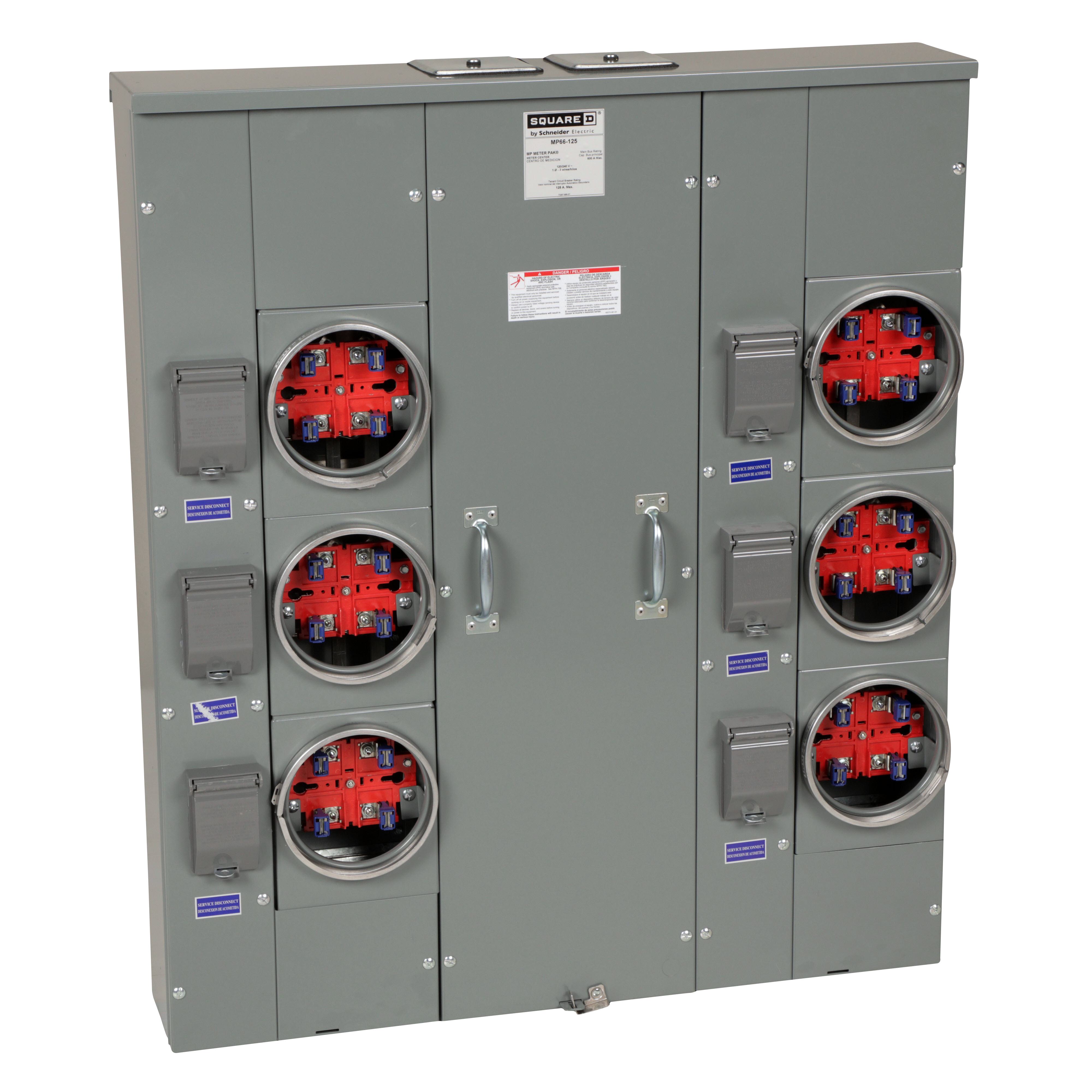 Square D™ MP66125 Meter Sockets - Multi Position