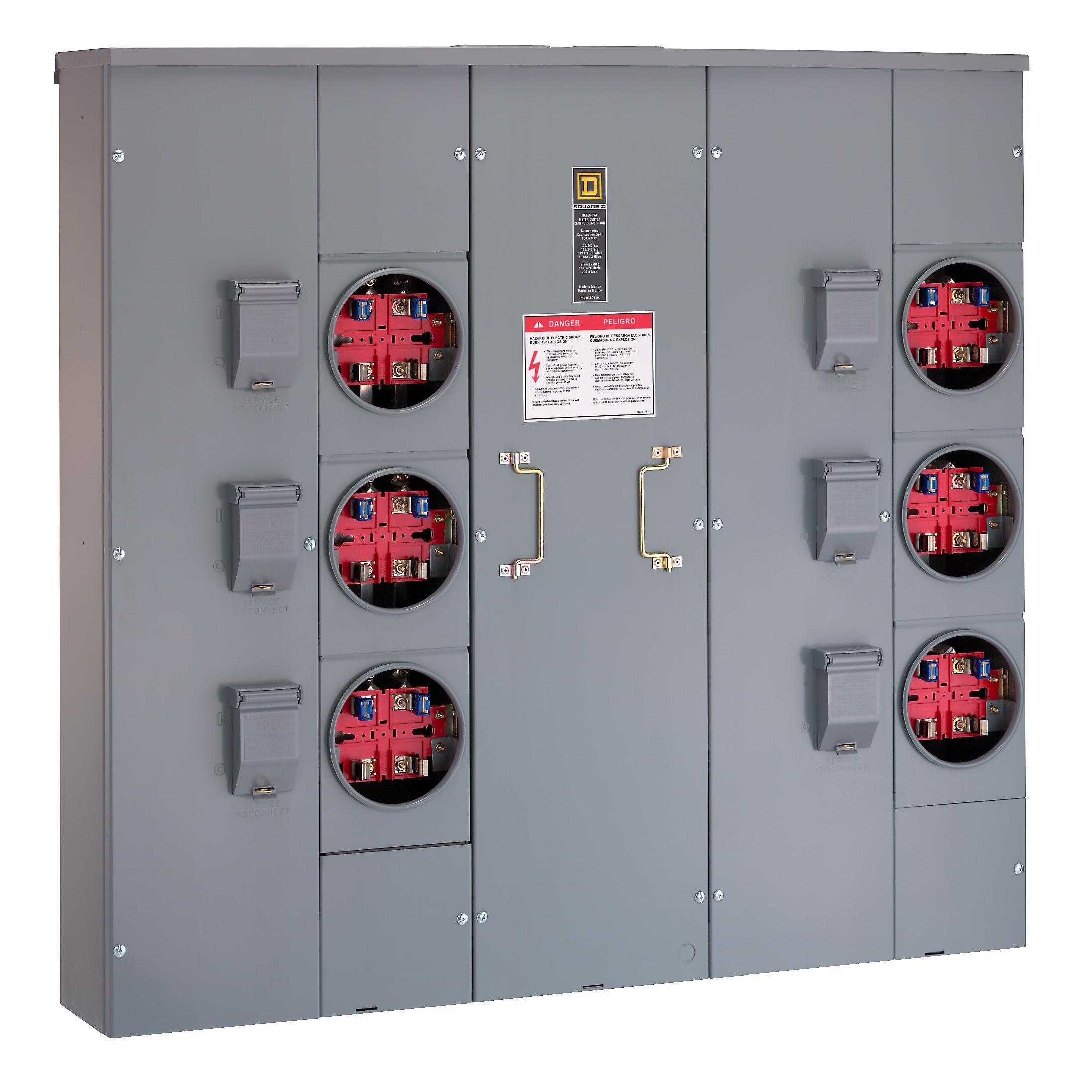 Square D™ MP86200 Meter Sockets - Multi Position