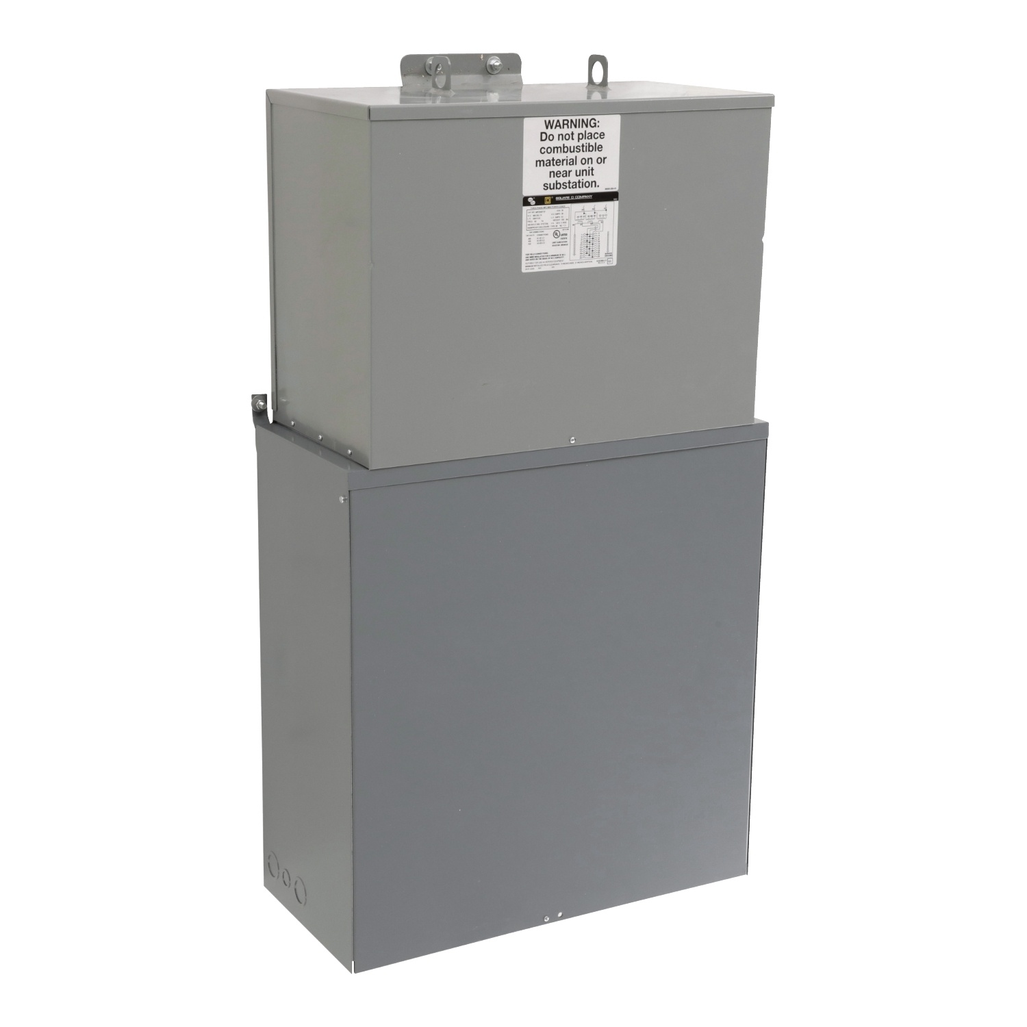 Square D™ MPU15T2F Mini Power-Zone Sealed Transformer, 480 V Primary, 208Y, 120 V Secondary, 15 kVA Power Rating, 3 Phase