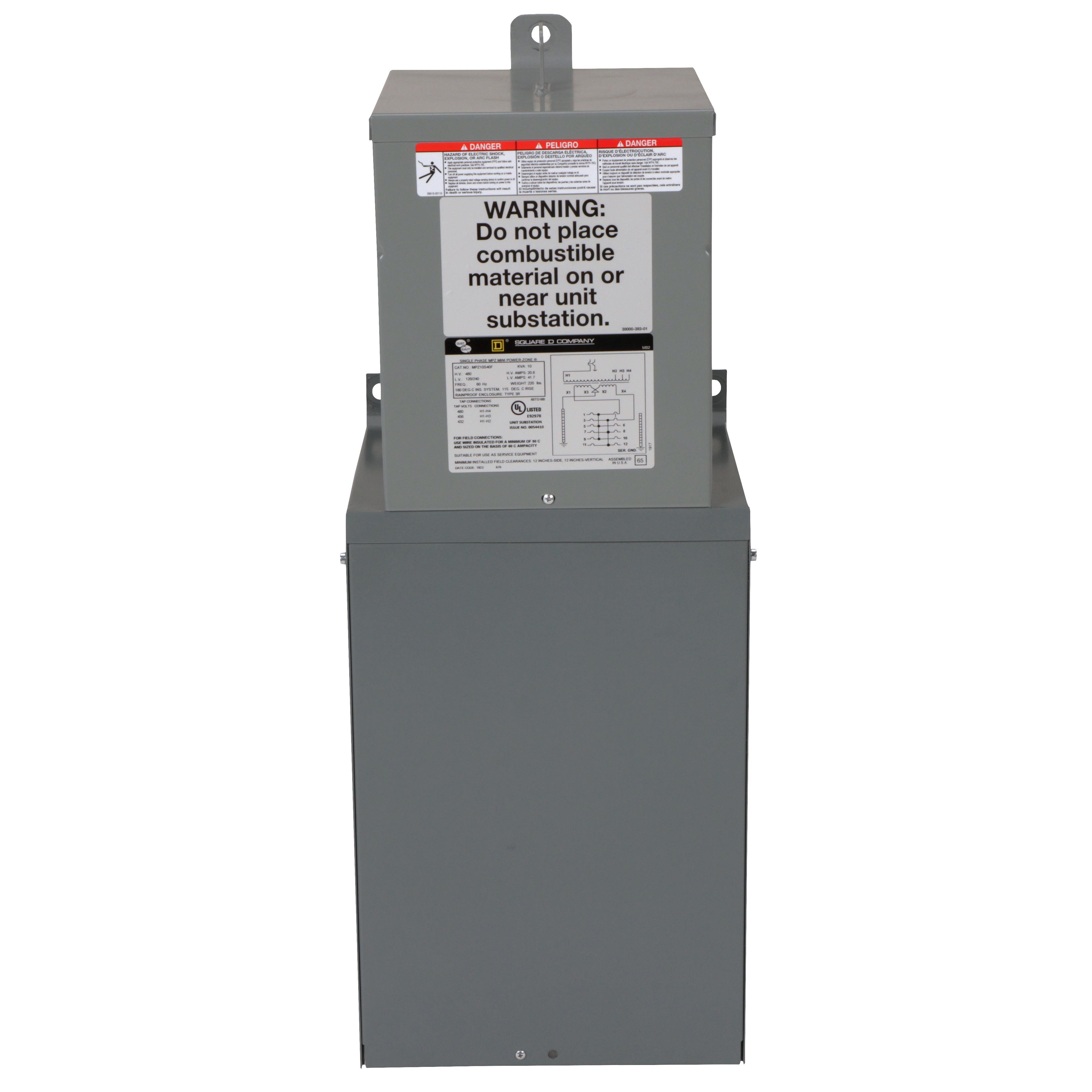 Square D™ MPU3S40F General Purpose - Multi-Use Transformers