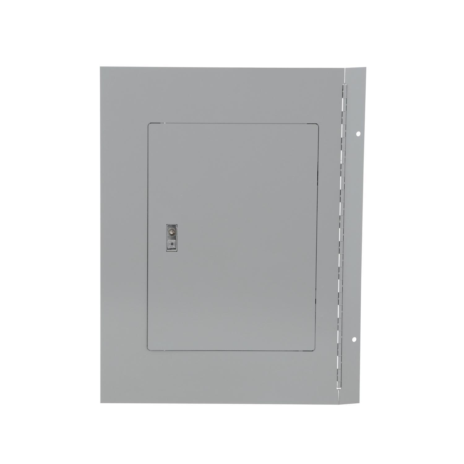 Square D™ NC26SHR Type 1 Hinged Cover/Trim Kit, 26 in L x 20 in W, For Use With NQ, NF Main Lug and Main Circuit Breaker Panelboard, Steel, Surface Mount