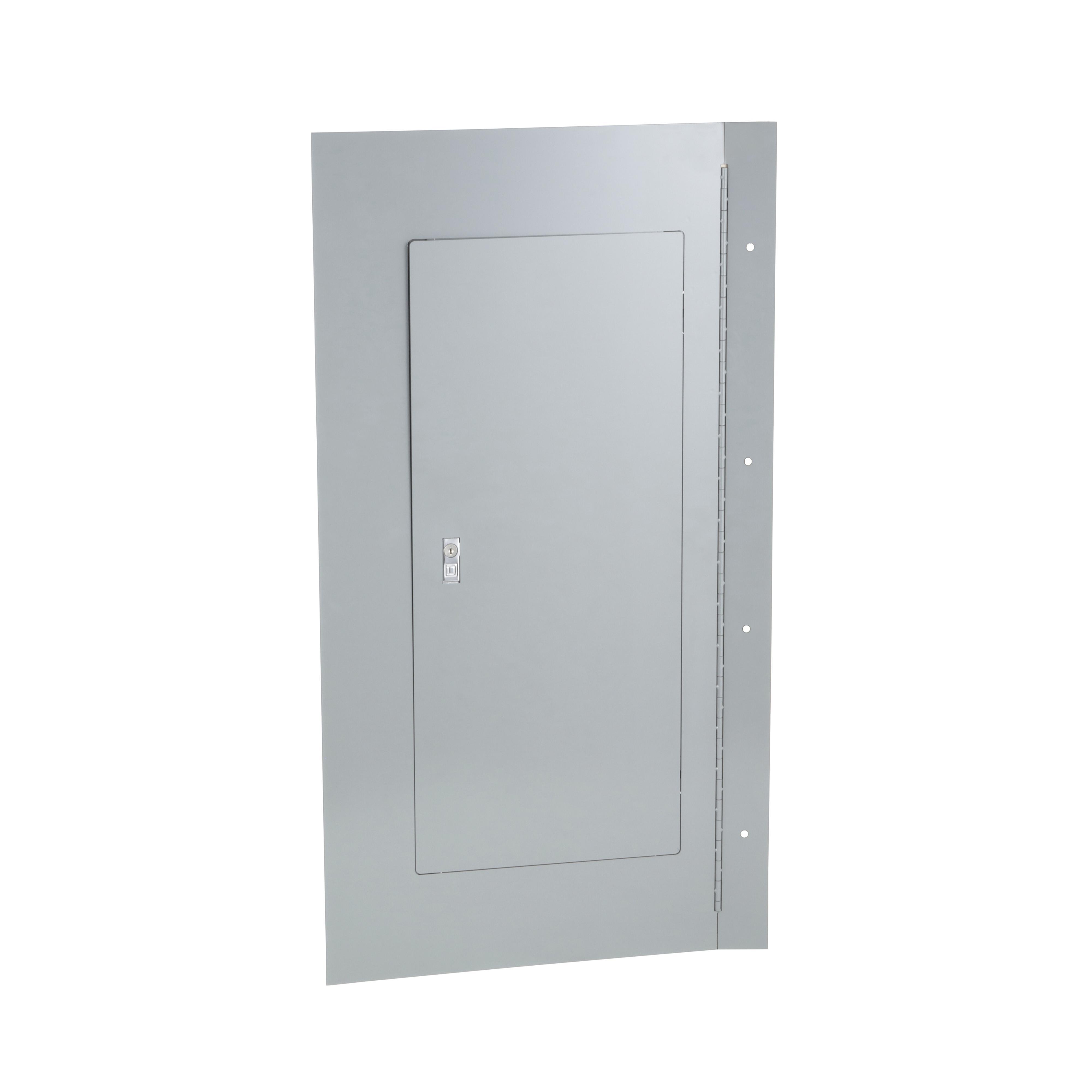 Square D™ NC38FHR Hinged Cover/Trim Kit, 38 in L x 20 in W, For Use With NQ/NF Series 240 V AC Lighting Panelboard, Steel, Flush Mount