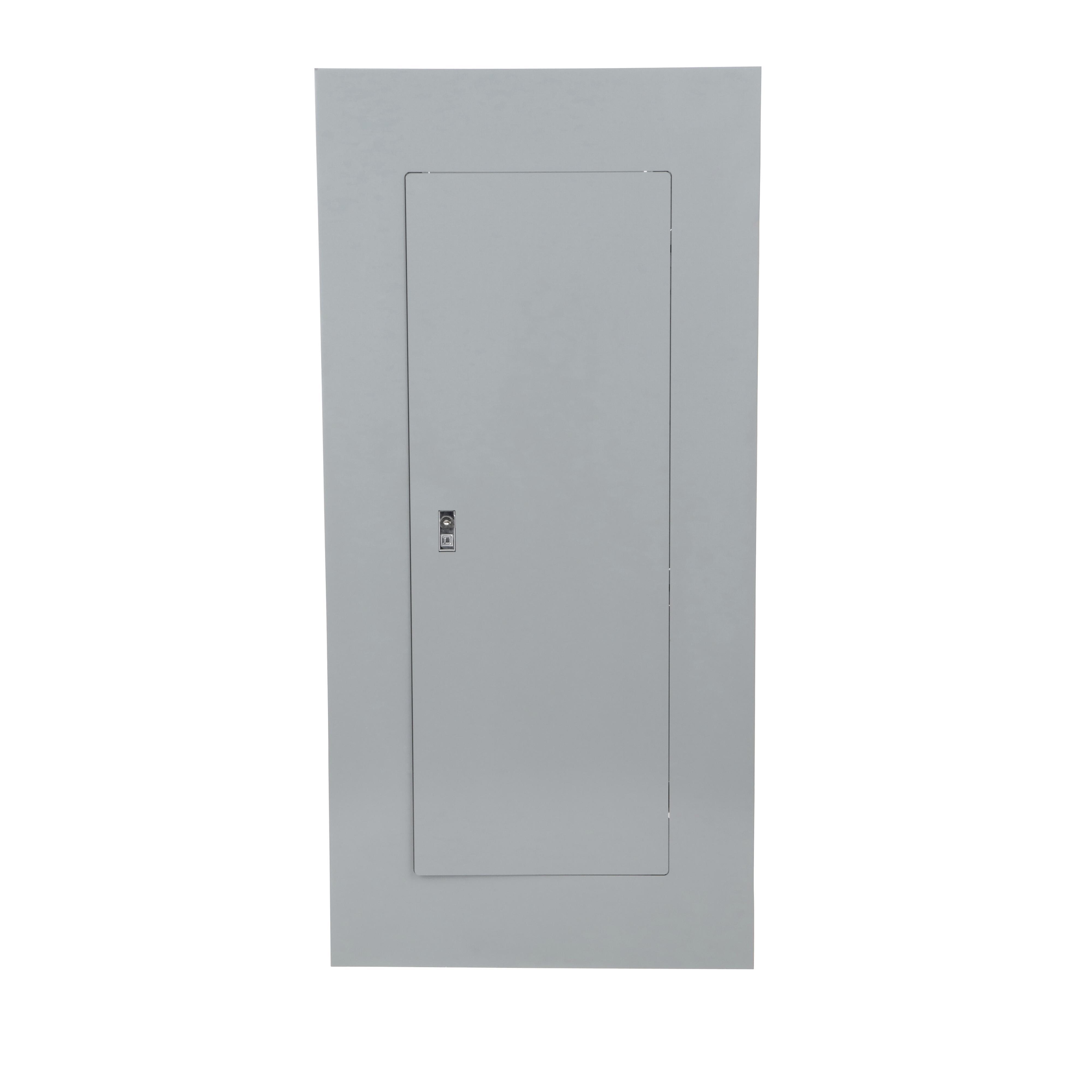 Square D™ NC44F Cover/Trim Kit, 44 in L x 20 in W, For Use With Mono Flat™ NF/NQ Series 250 A Main Lug, 100 A NF/NQ Series Main Breaker Panelboard, Steel, Flush Mounting