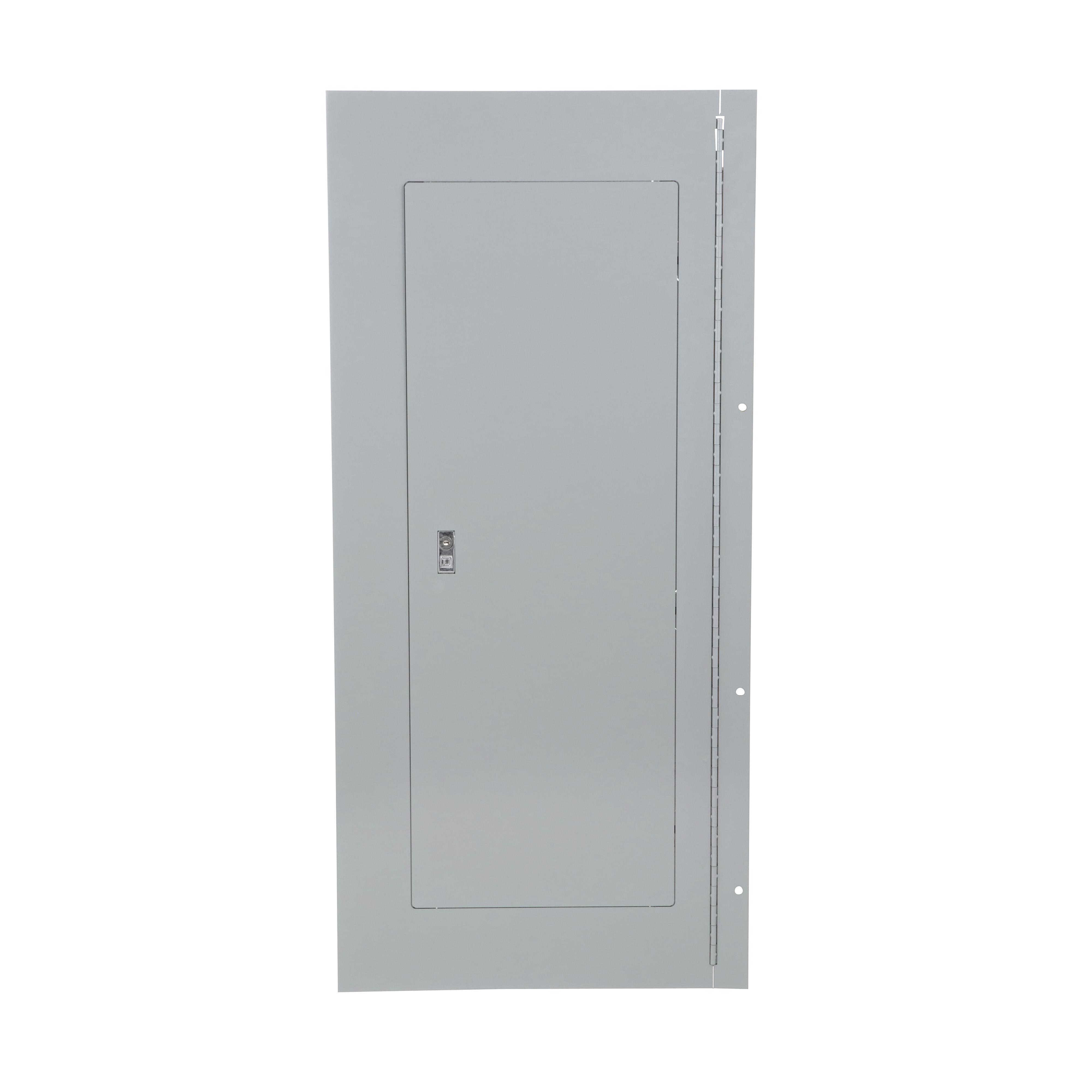 Square D™ NC44SHR Type 1 Hinged Cover/Trim Kit, 44 in L x 20 in W, For Use With NQ/NF Series 240 V AC Lighting Panelboard, Steel, Surface Mount