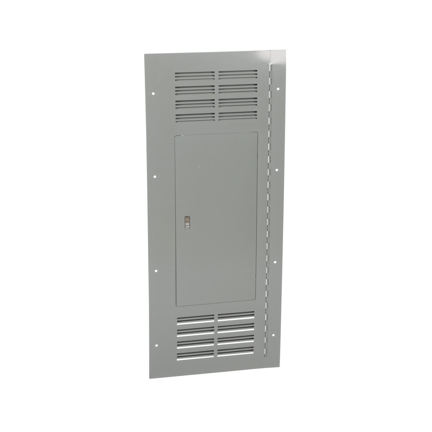 Square D™ Mono-Flat® NC50VFHR Hinged Ventilated Cover/Trim, 50 in L x 20 in W x 50 in H, Surface Mount, Steel