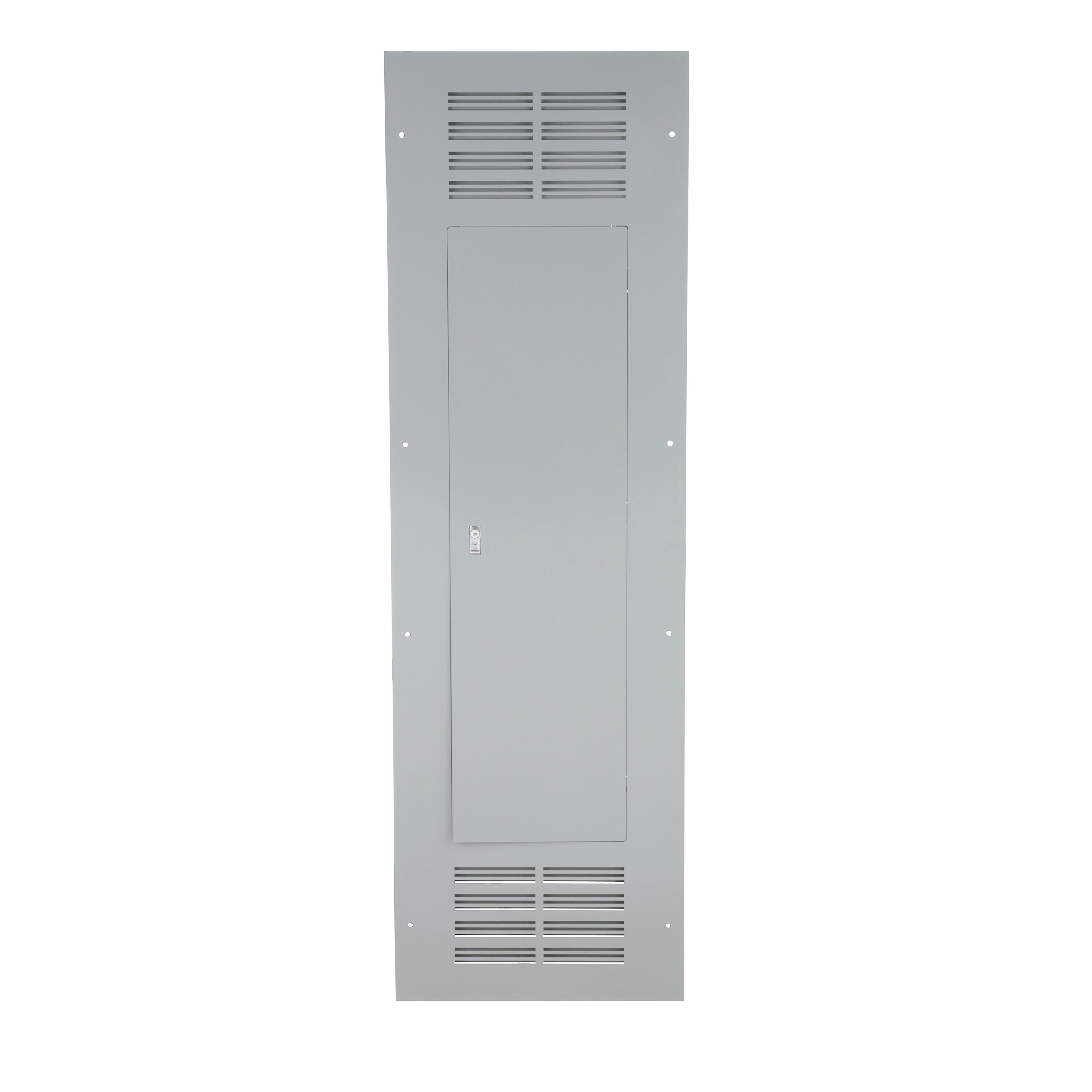 Square D™ NC68VF Ventilated Cover/Trim Kit, 68 in L x 20 in W, For Use With Mono Flat™ NQ/NF Series 400 A Merchandised Main Breaker Panelboard, Flush Mount