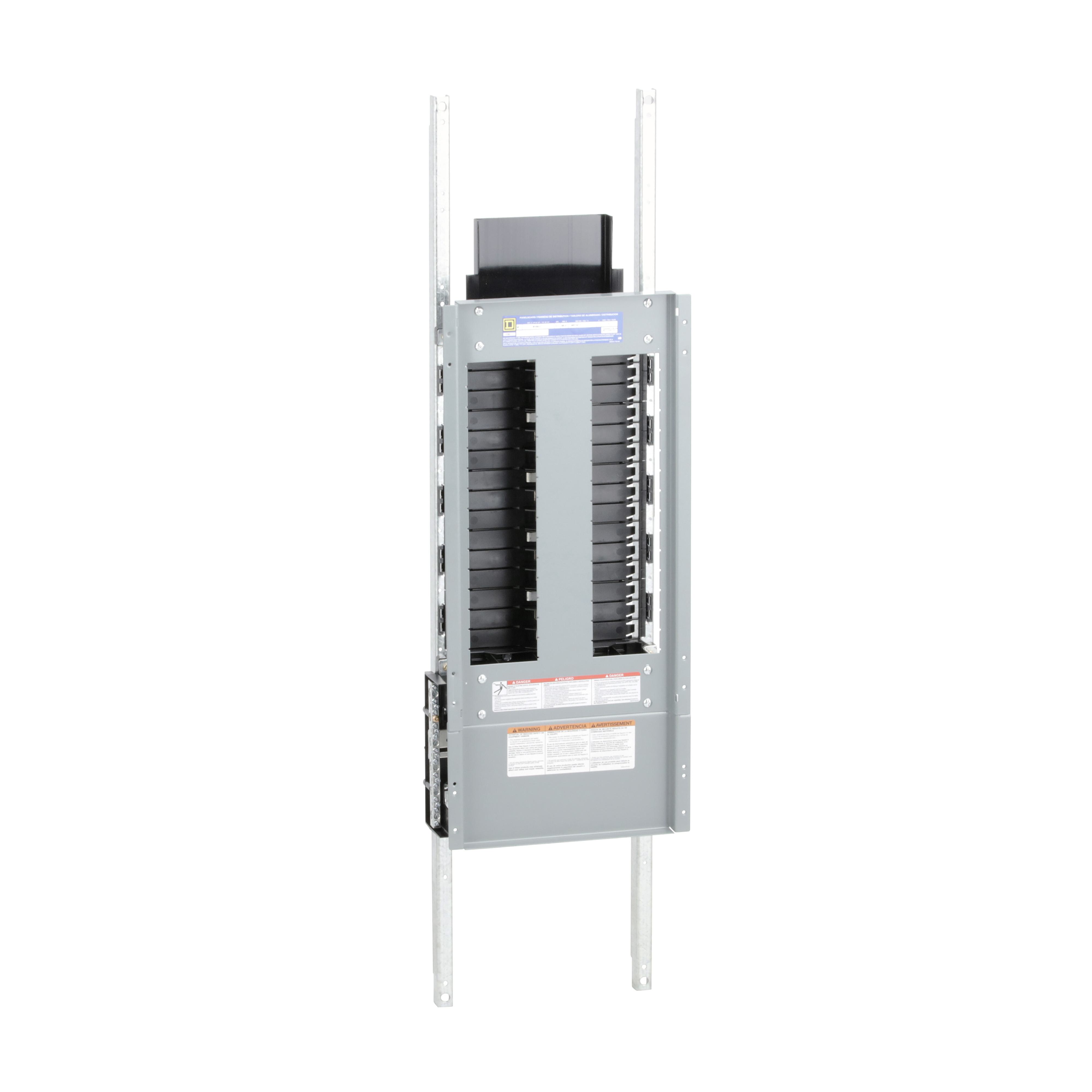 Square D™ NF430L4 NF Series 3-Phase Bottom Panelboard Interior, 480Y/277 VAC, 600Y/347 VAC, 400 A, 30 Spaces