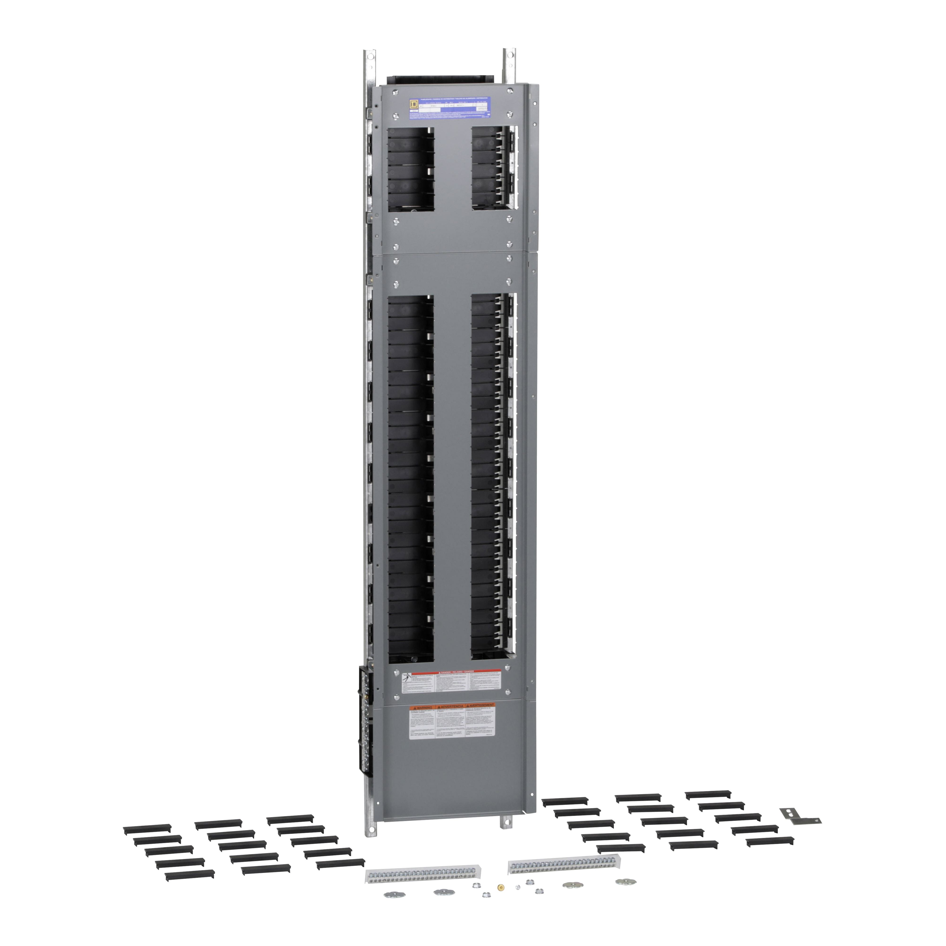 Square D™ NF466L2C NF Series 3-Phase Panelboard Interior, 227/480Y V AC, 250 A, 66 Spaces