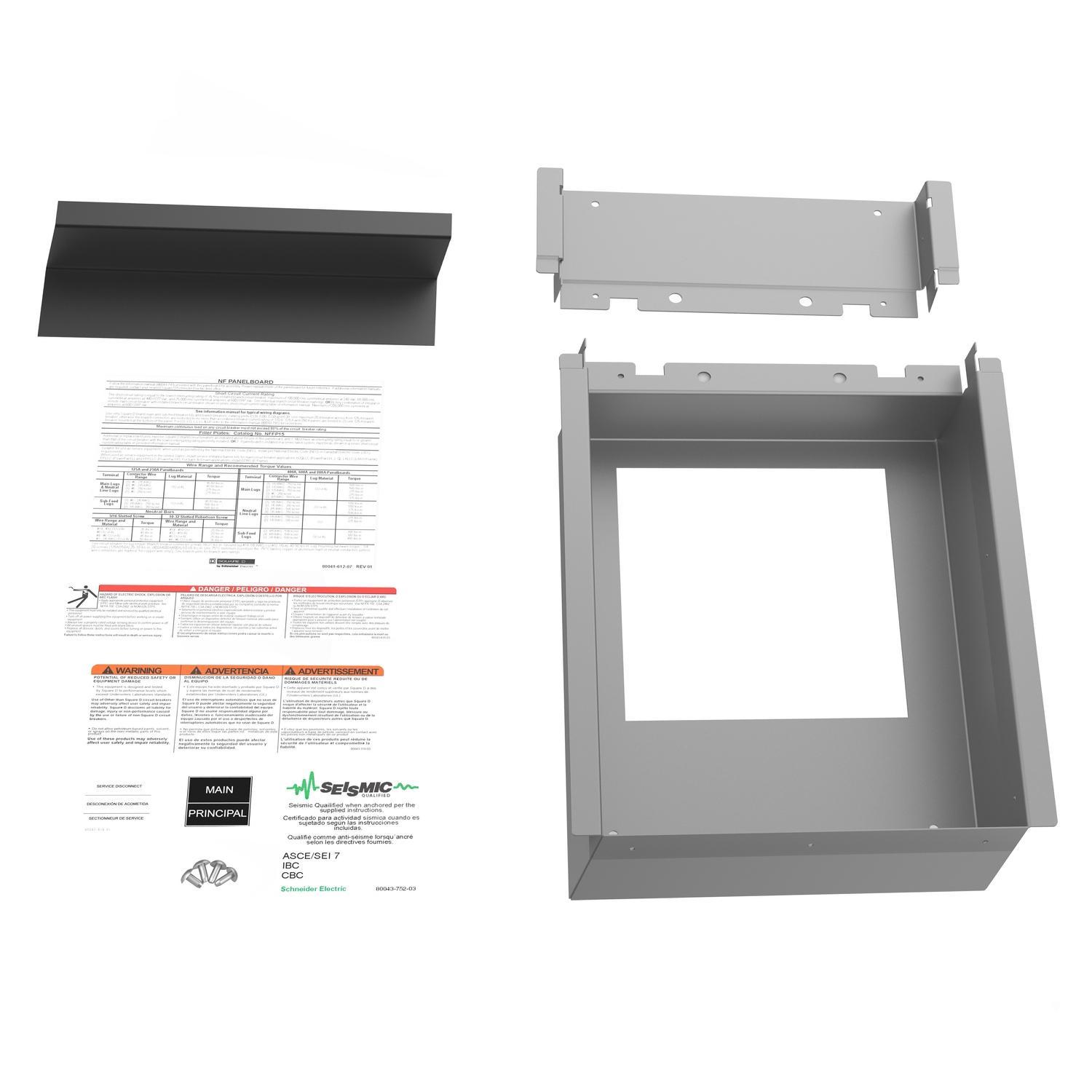 Square D™ NFRPLMB8PPMP Panelboard Miscellaneous Accessories