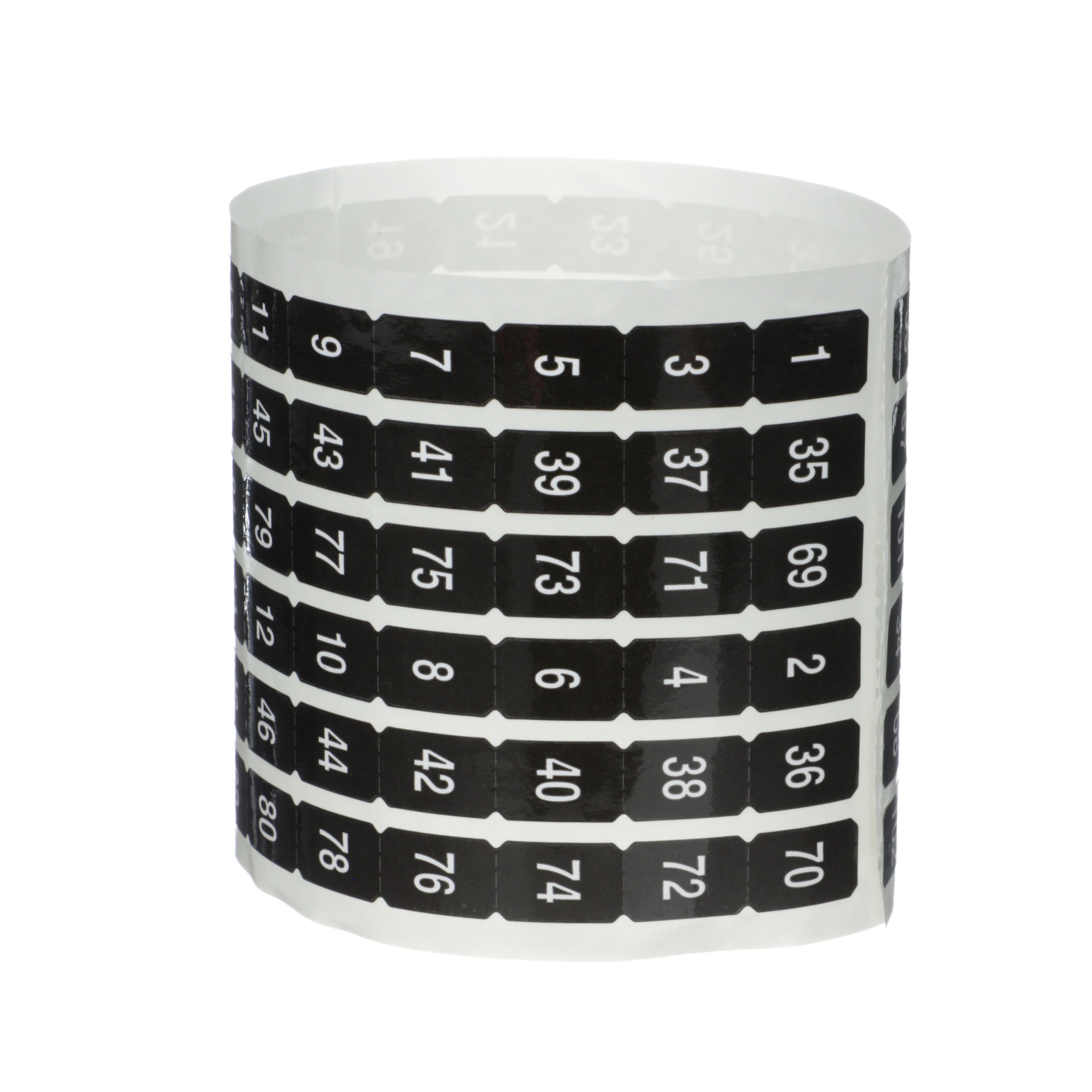 Square D™ NQ102OE NQ Series Surface Mount Number Strip, For Use With NQ Series Panelboard