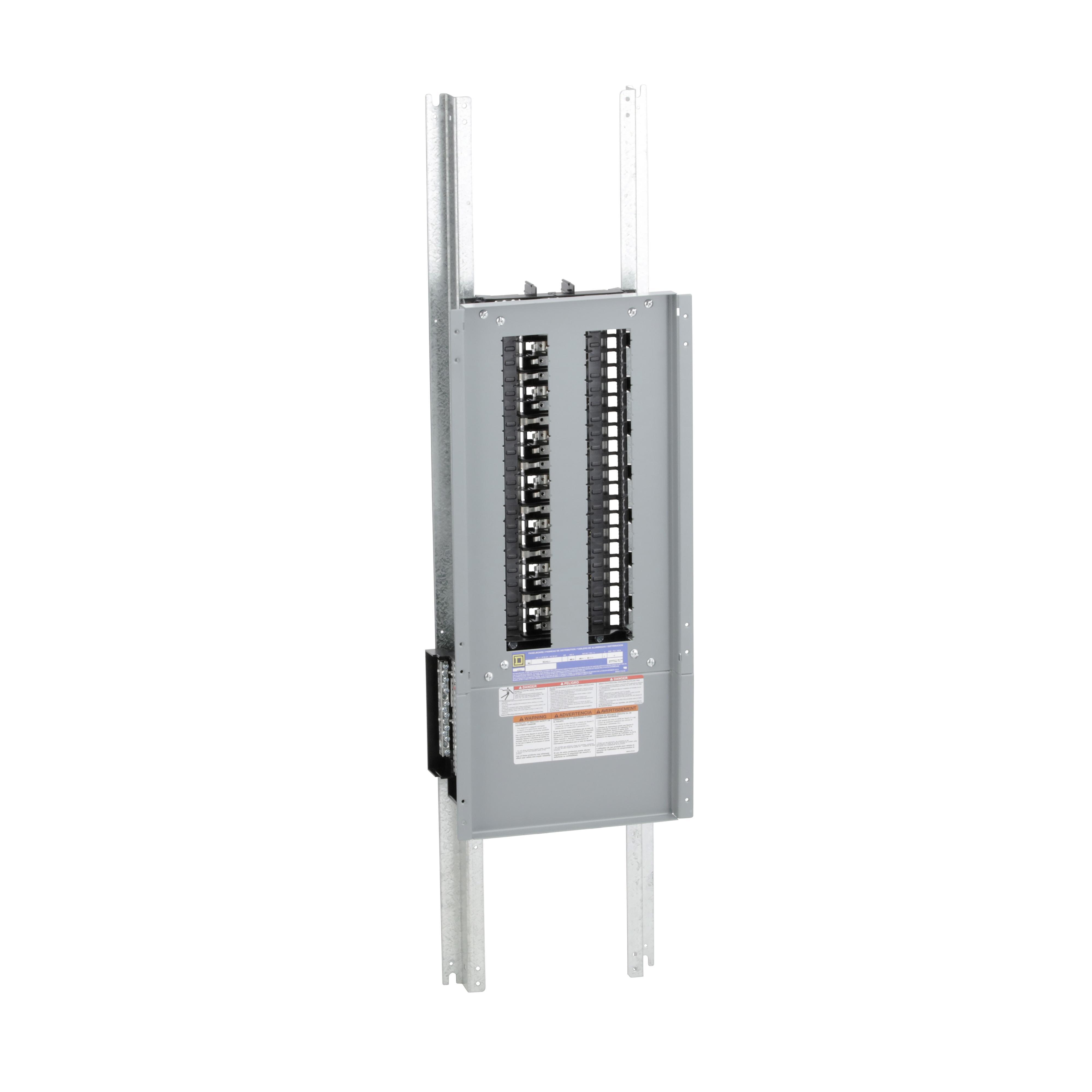 Square D™ NQ442L4 NQ Series 3-Phase Panelboard Interior, 240 V AC/48 V DC, 400 A, 42 Spaces, 100000 A SCCR