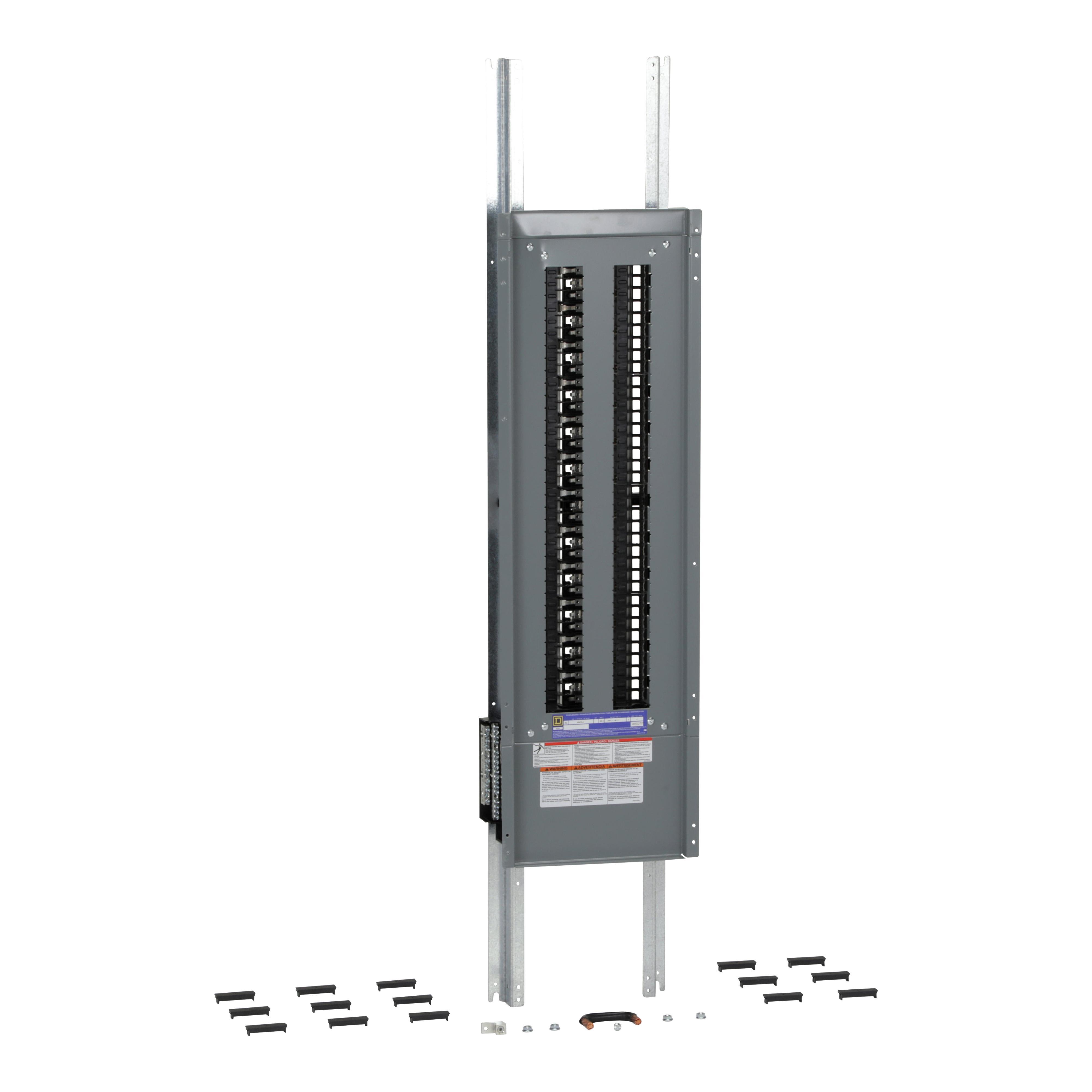 Square D™ NQ472L4 NQ Series 3-Phase Panelboard Interior, 240 V AC/48 V DC, 400 A, 72 Spaces