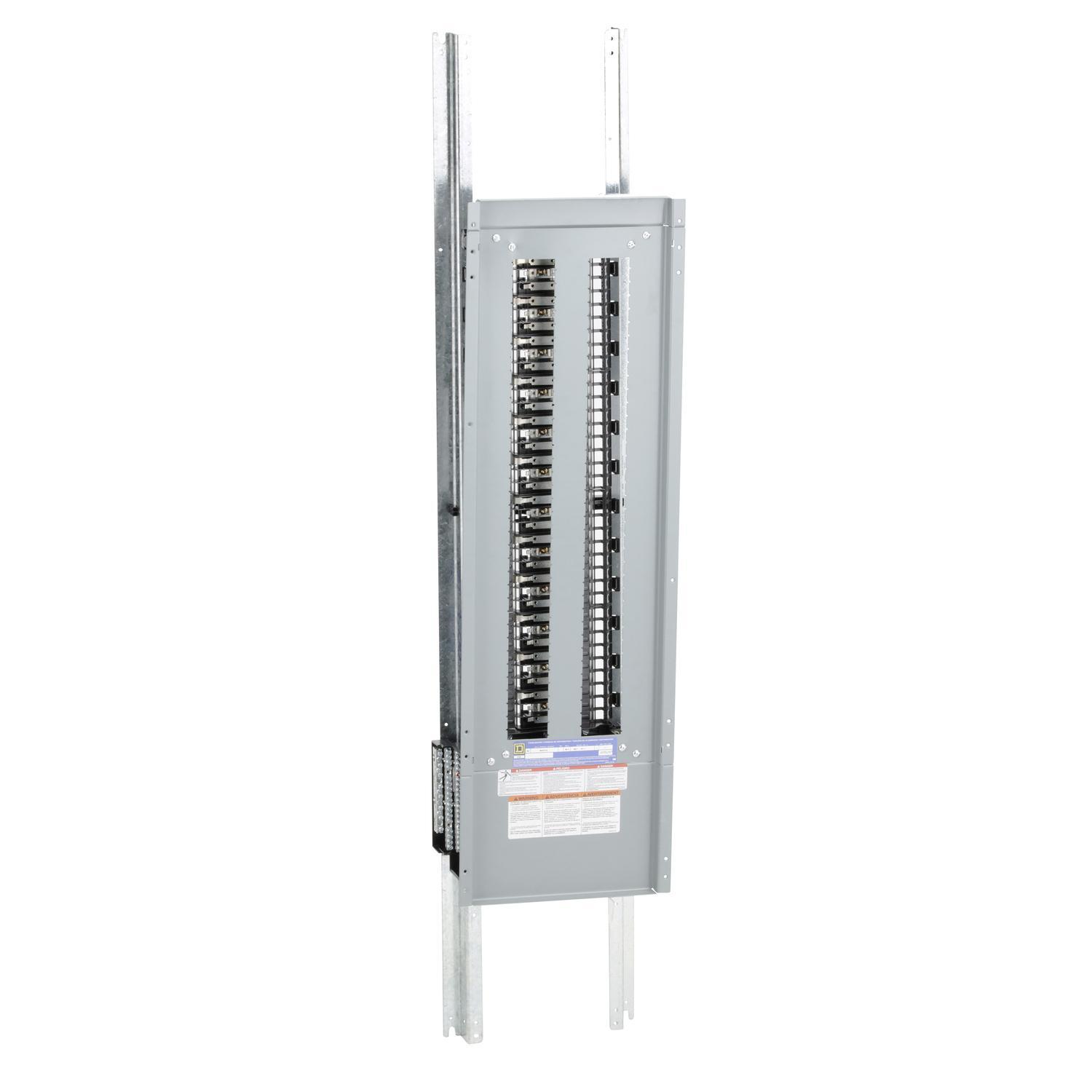 Square D™ NQ472L4C 3-Phase Panelboard Interior, 240 VAC, 48 VDC, 400 A, 71 Spaces