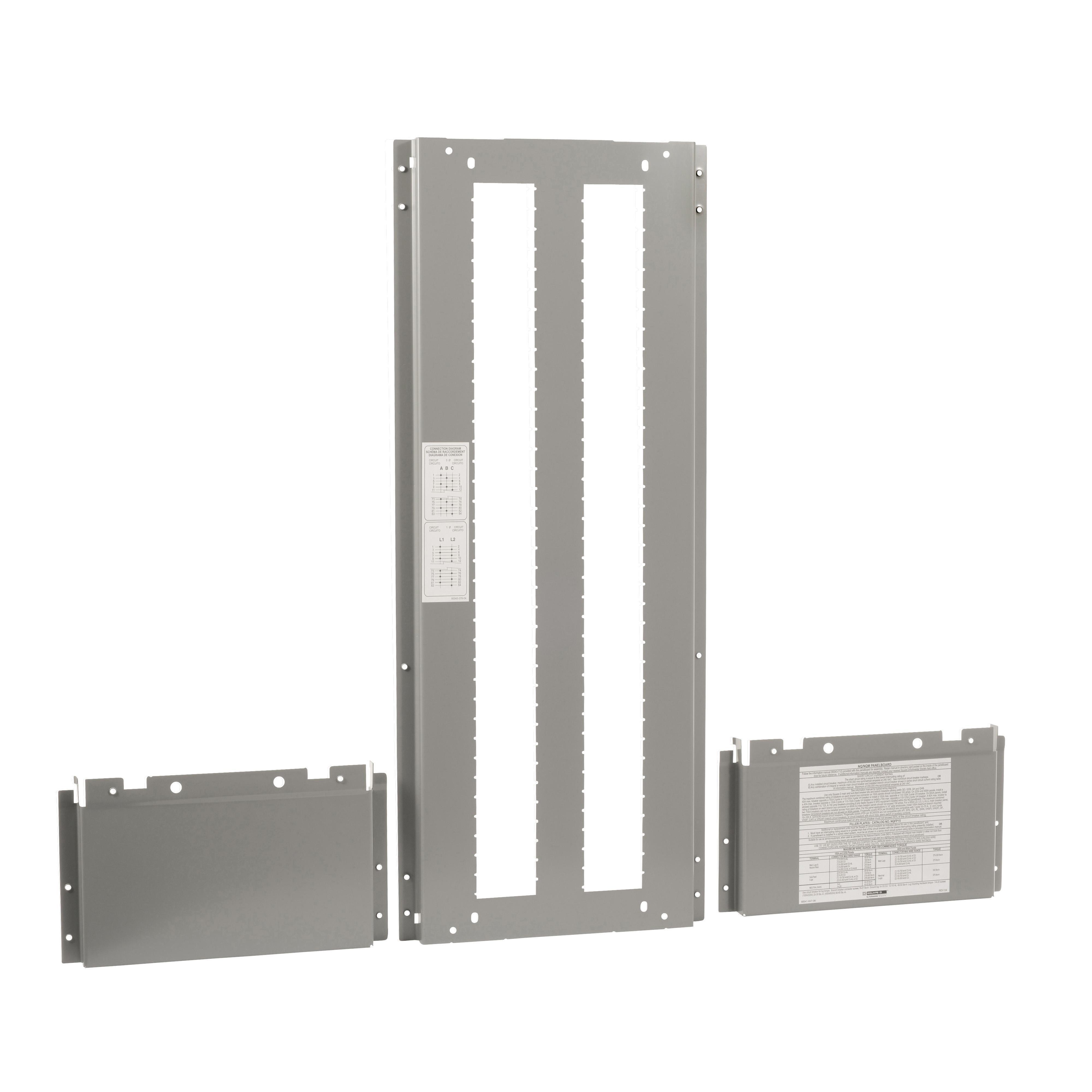 Square D™ NQRPL472L2TFL Deadfront Kit, 225 A, 3 ph