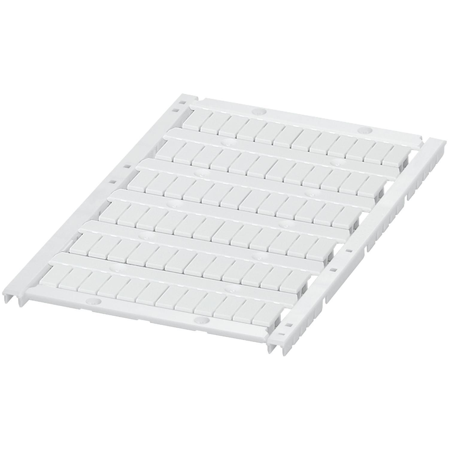 Square D™ NSYTRABPV5 NYSTR 72-Character Clip-In Unmarked Marking Card, 5 mm L x 5 mm W, Polyamide 6.6