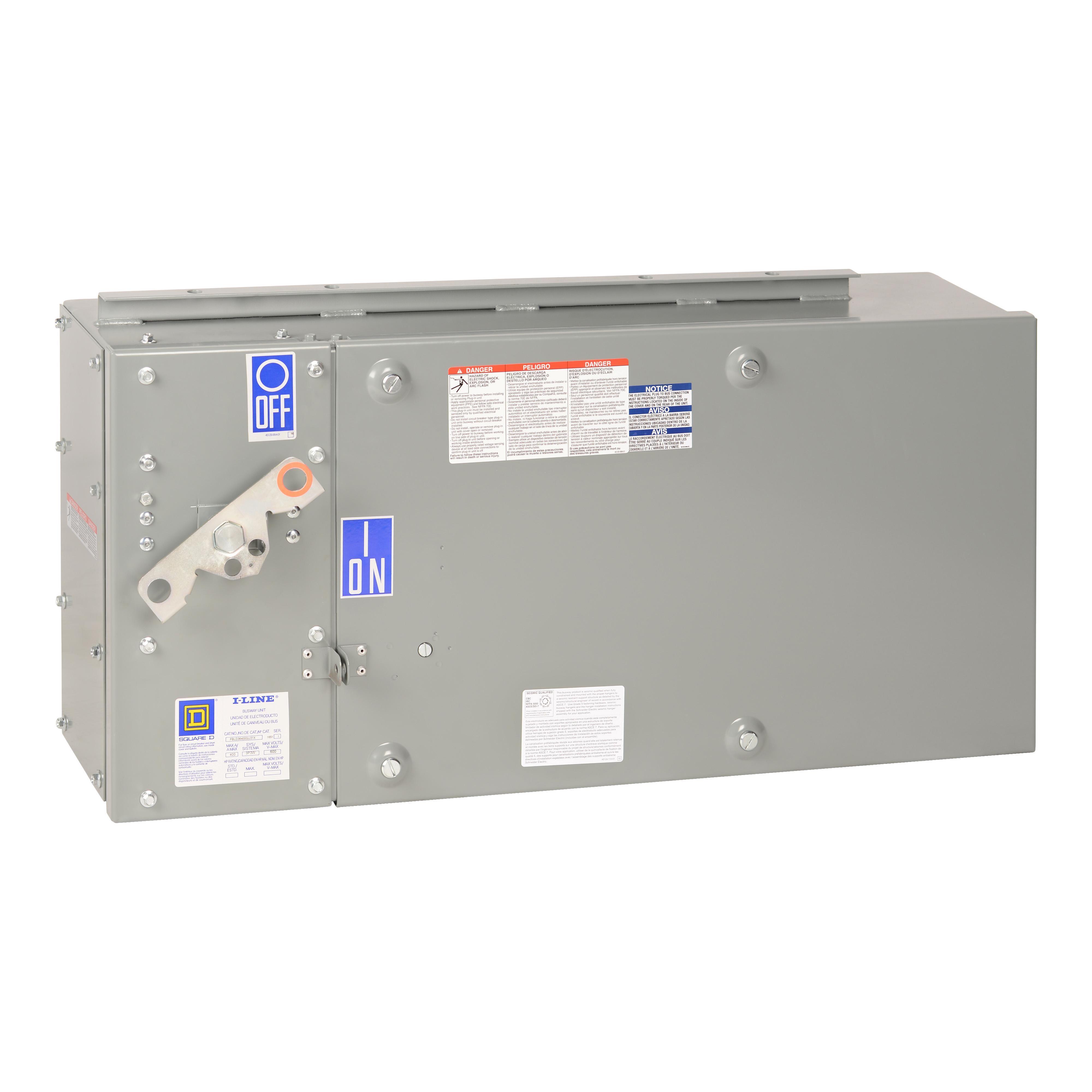 Square D™ PBLG36400GNU31X Busway Circuit Breaker Plug Units