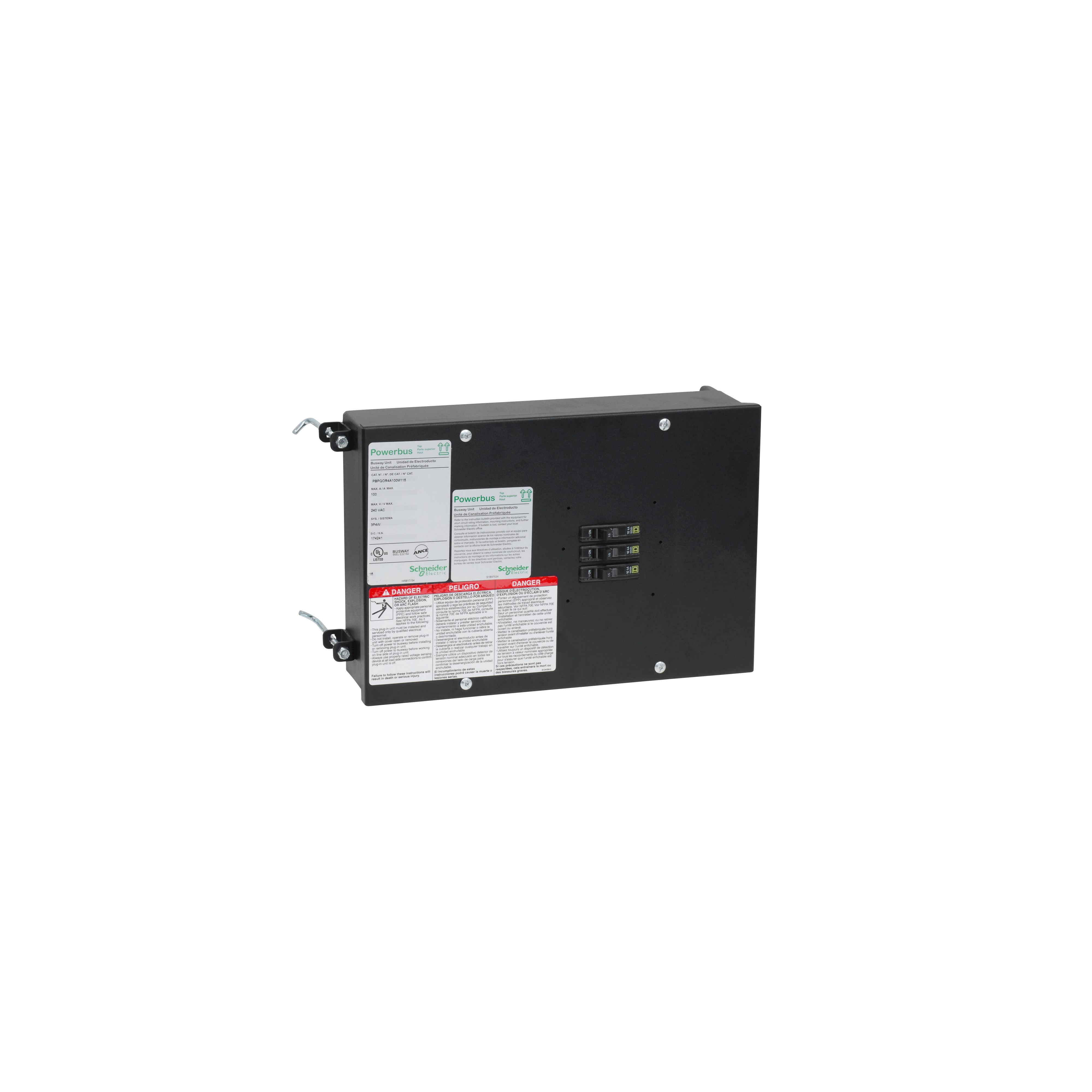 Square D™ PBPQOR4A100M120 Busway Circuit Breaker Plug Units