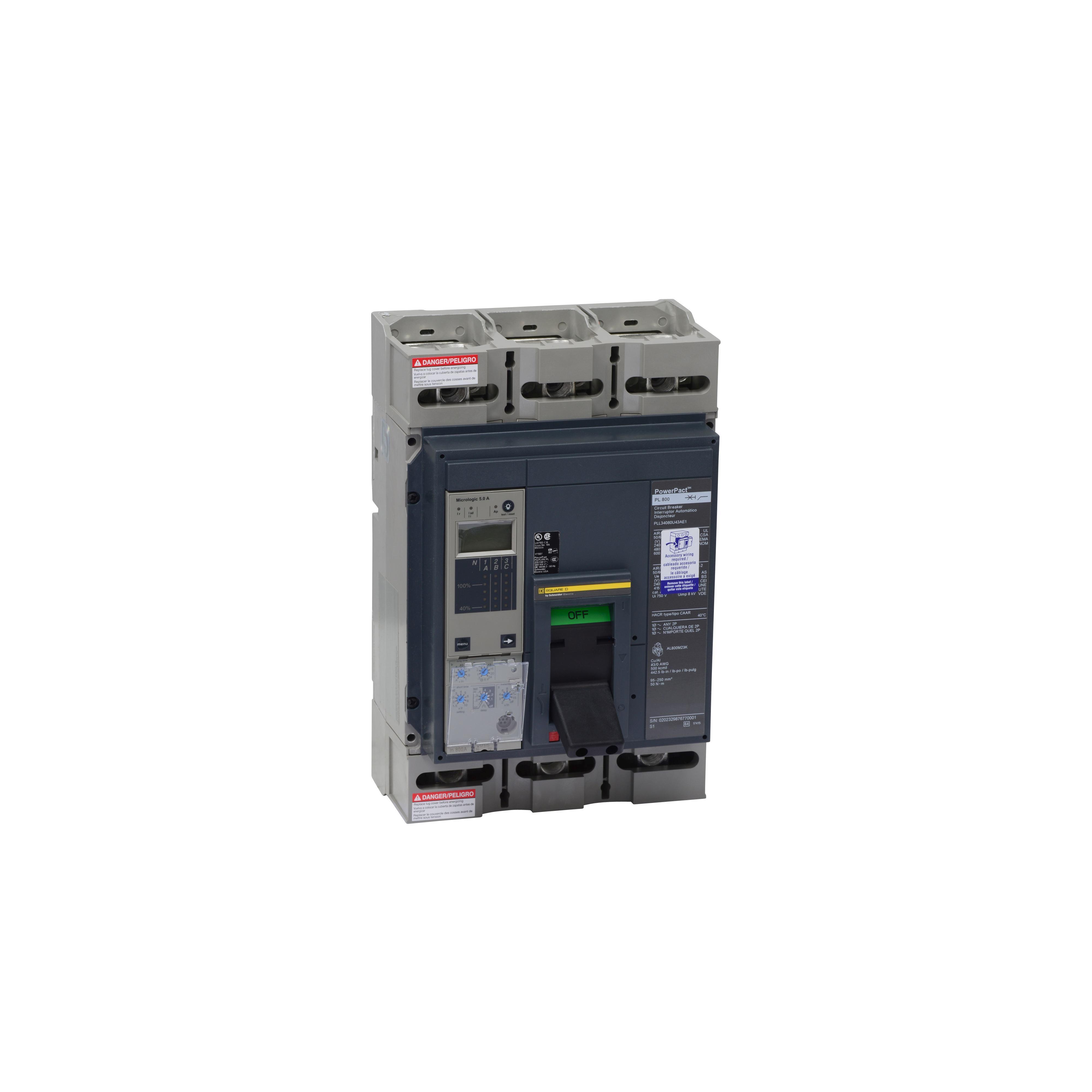 Square D™ PJL36080U41A Molded Case Circuit Breakers