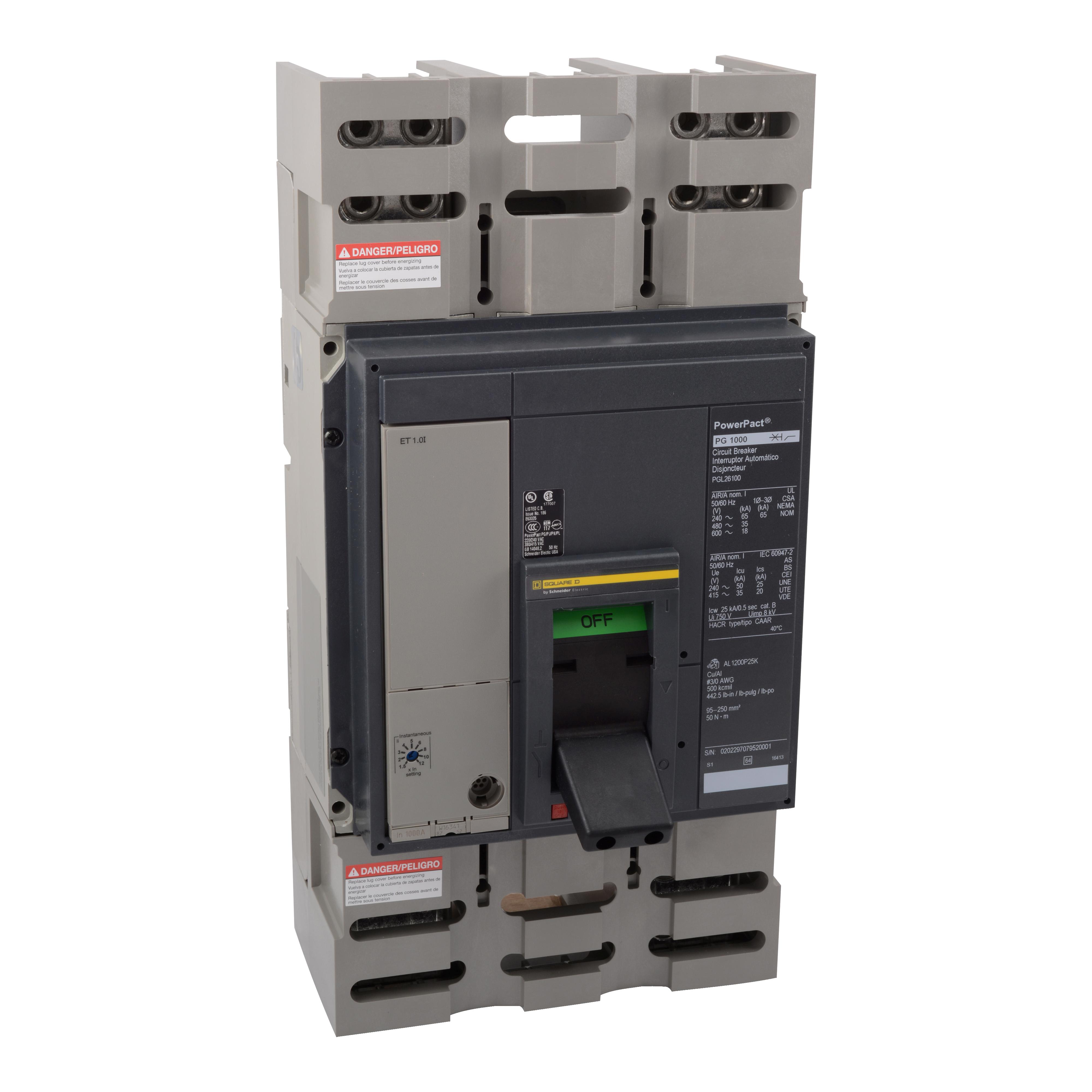 Square D™ PJF36080U64AE1 Molded Case Circuit Breakers