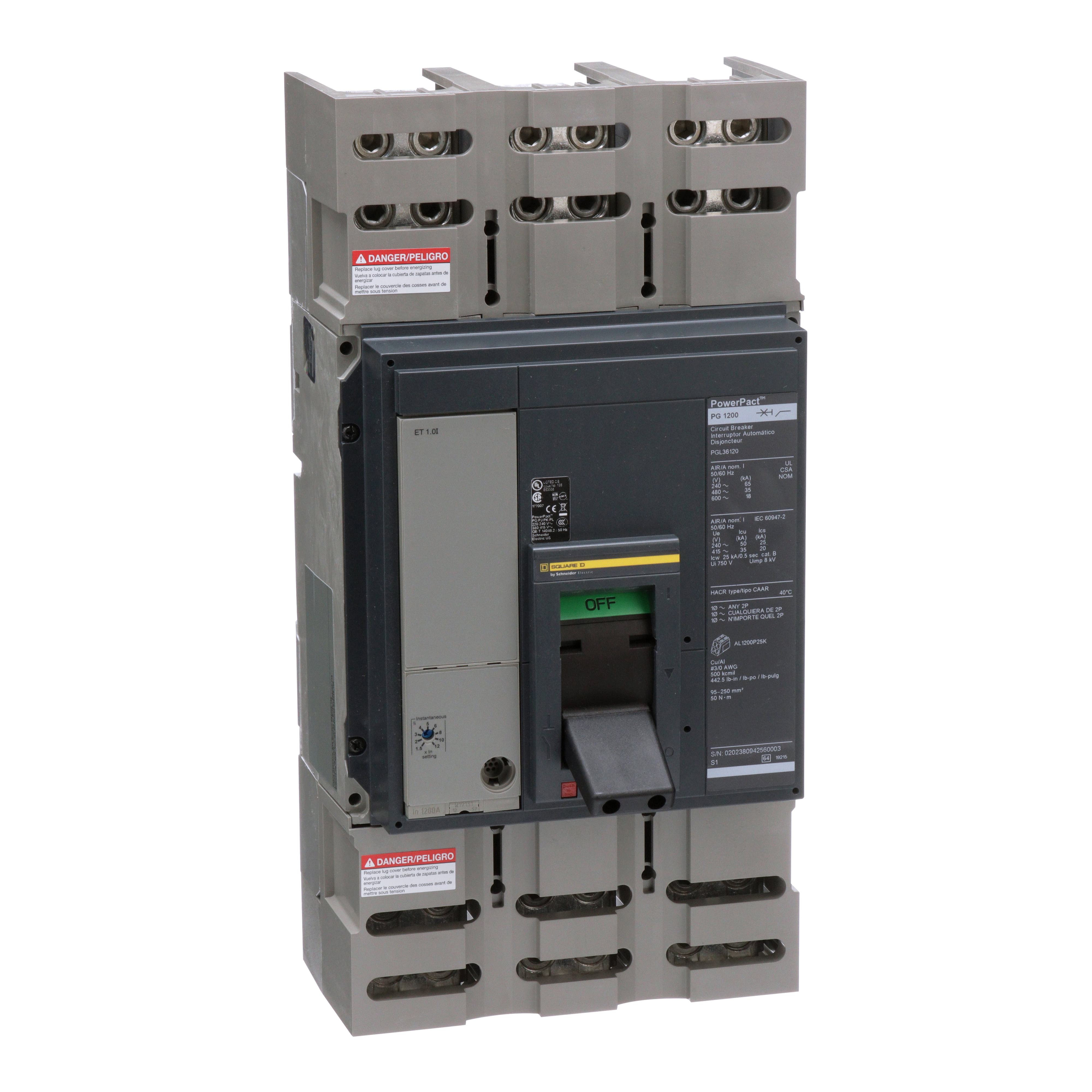 Square D™ PGL36120 Molded Case Circuit Breakers