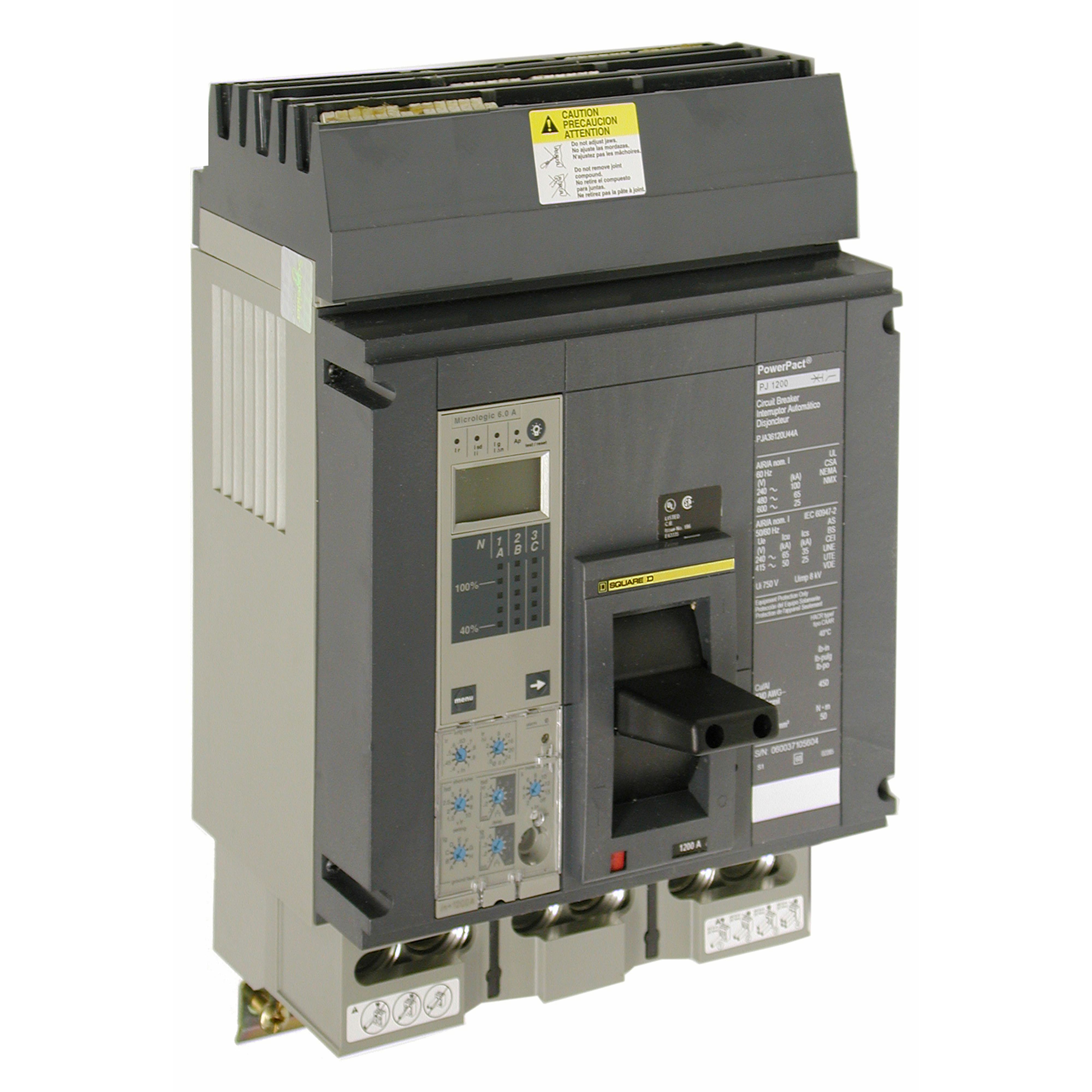 Square D™ PJA36100U64AE1 Molded Case Circuit Breakers