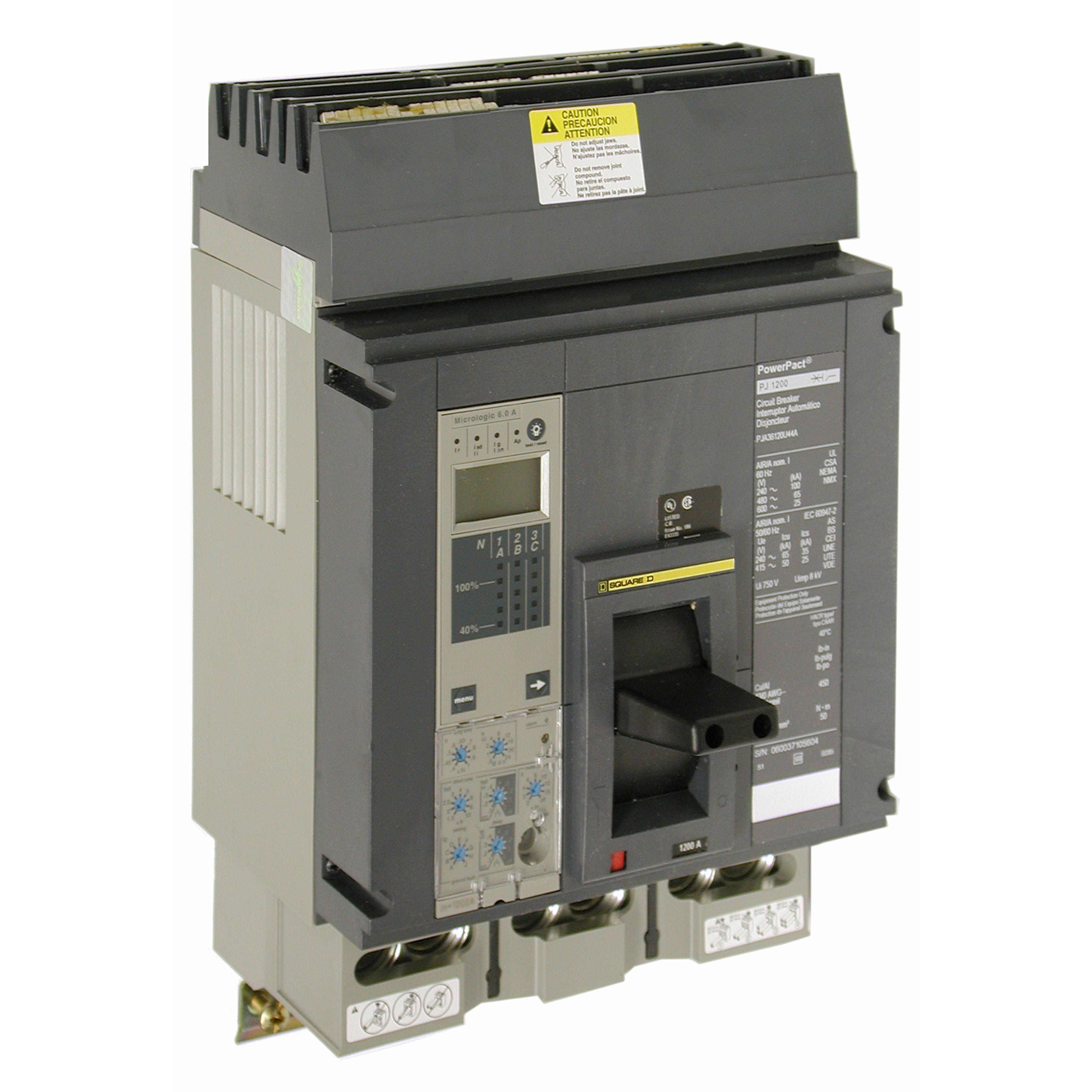 Square D™ PJA36120U74AE1 Molded Case Circuit Breakers