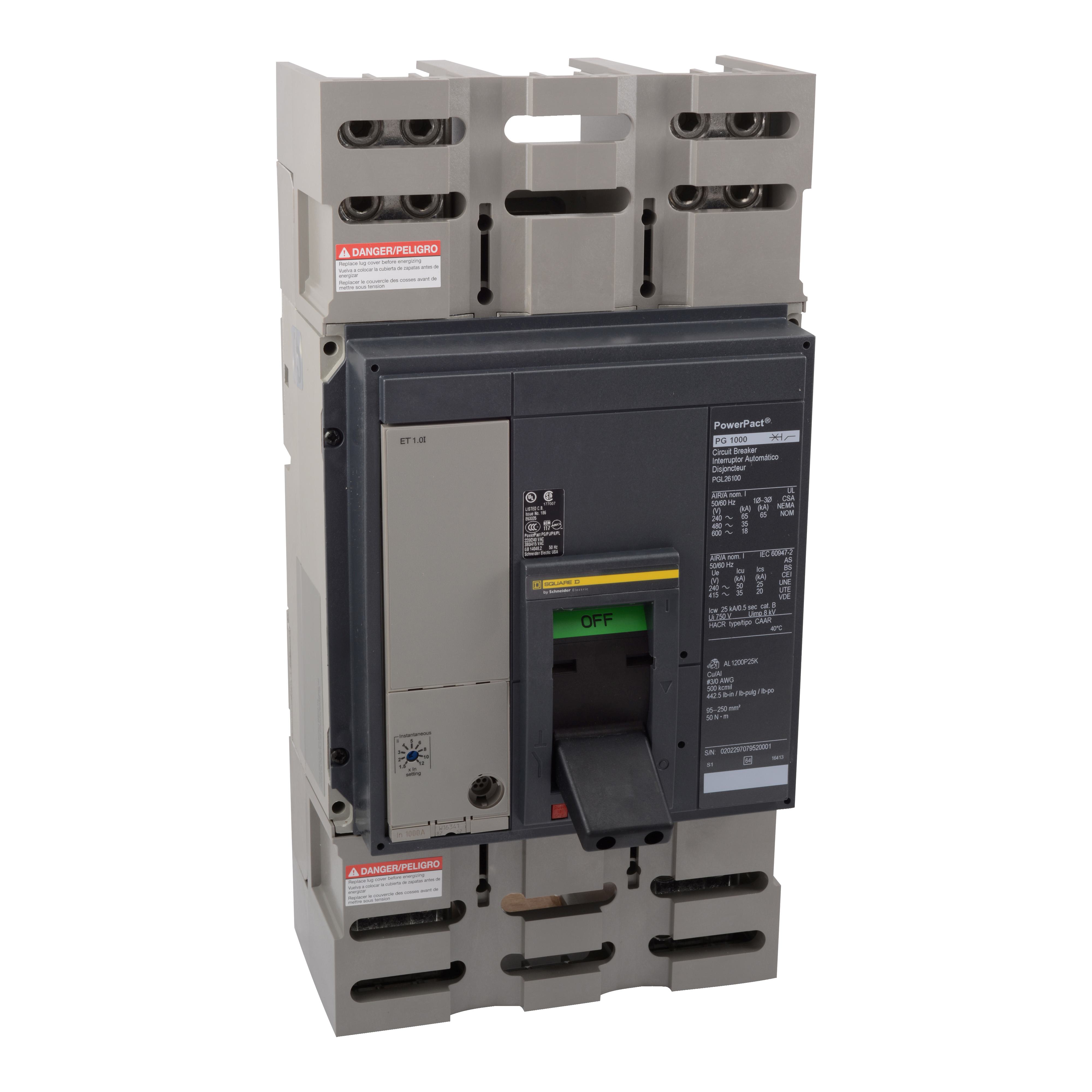 Square D™ PJF36000S12AGSKMC Molded Case Circuit Breakers