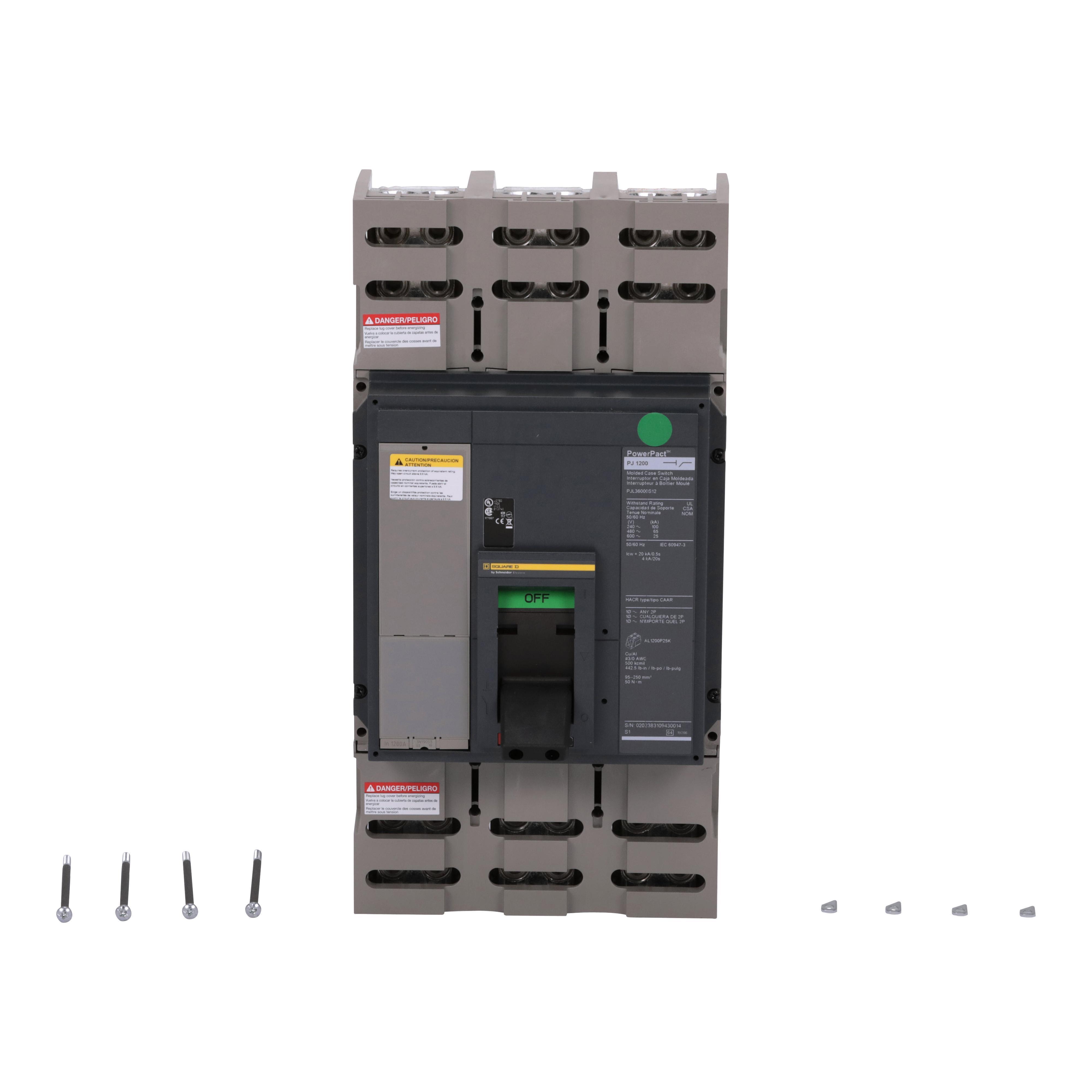Square D™ PJL36000S12 Molded Case Circuit Breakers